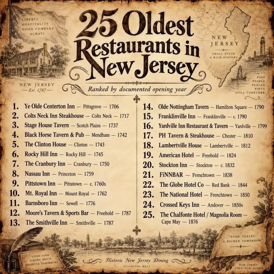 235+ years later… and people are STILL meeting at The Nott. 🍻
The Olde Nottingham Tavern made the list of the 25 Oldest Restaurants in New Jersey, and it got us digging into just how much history is inside these walls.
The building dates back to around 1790, when it was a hotel for travelers passing through Hamilton Square.
There was a fireplace to warm up by, space for horses and carriages, and even a well inside the basement for water during the winter.
And our favorite plot twist?
At one point, The Nott was a temperance house.
Yep… NO ALCOHOL. 😂🍺
Try explaining that to the Friday night crowd.
More than two centuries later, people are still coming through these doors and adding their own stories to The Nott’s history.
Now we want to hear yours. 👇
What’s the oldest Nott story, memory, rumor or piece of history you’ve heard? Maybe it came from your parents or grandparents… or maybe you were there. 😂
Share it below. We might feature it in our next Nott history post!
Meet me at the Nott. 🍻