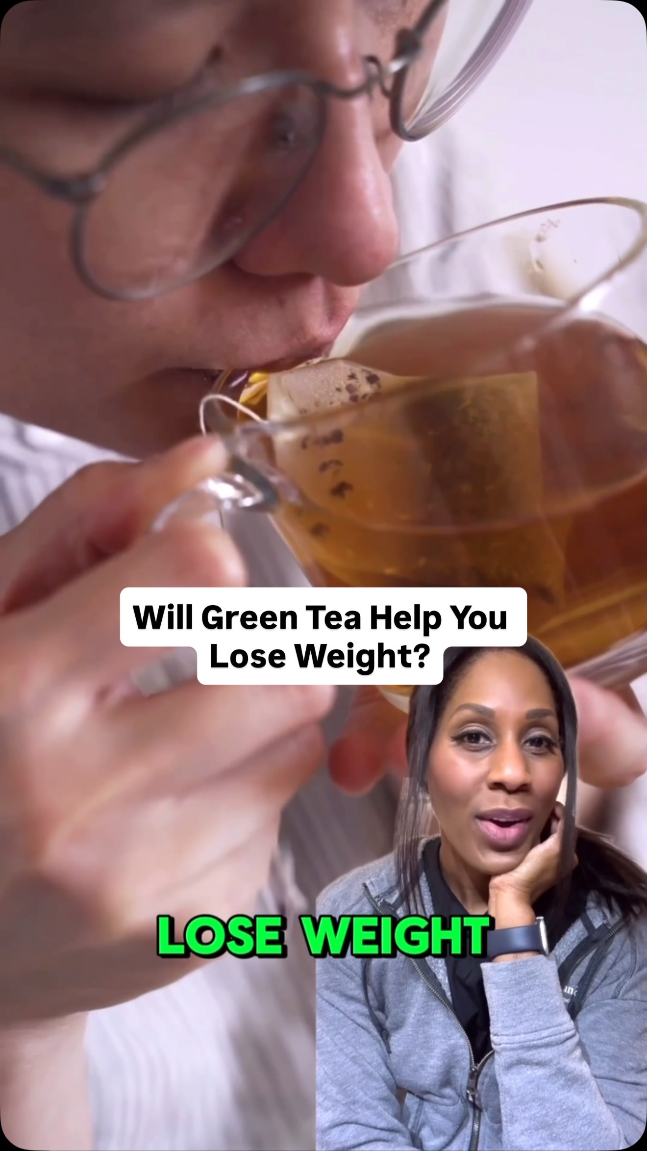 Will green tea help you lose weight? I discuss ⬆️. For the full video on green tea comment “send”