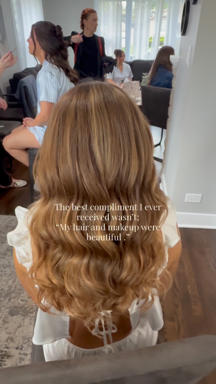 For a long time, I thought brides hired us because we create beautiful hair and makeup.
Then I realized something.
The compliments that stay with me the longest are never about the curls, the lashes, or the lipstick.
They’re the messages that say:
✨ “I felt so calm.”
✨ “Everything ran smoothly.”
✨ “I didn’t have to think about a thing.”
✨ “I didn’t worry once all morning.”
Because bridal beauty isn’t just about how you look in your photos.
It’s about how you feel while you’re living one of the most important mornings of your life.
That’s why we’ve built our process around calm, clarity, and confidence from the moment you book until the moment you walk down the aisle.
If you’re looking for a beauty team that will do more than hair and makeup, we’d love to be part of your wedding day.
🤍 Inquire through the link in our bio to lock in your beauty team.
#ChicagoBride
#ChicagoWedding
#ChicagoWeddingHair
#ChicagoWeddingMakeup
#ChicagoBridalBeauty
Beauty by Ann Krause is a Chicago makeup artist and hair stylist team specializing in wedding day beauty, from natural and effortless to elevated soft glam, for brides throughout Chicago and the surrounding suburbs.
