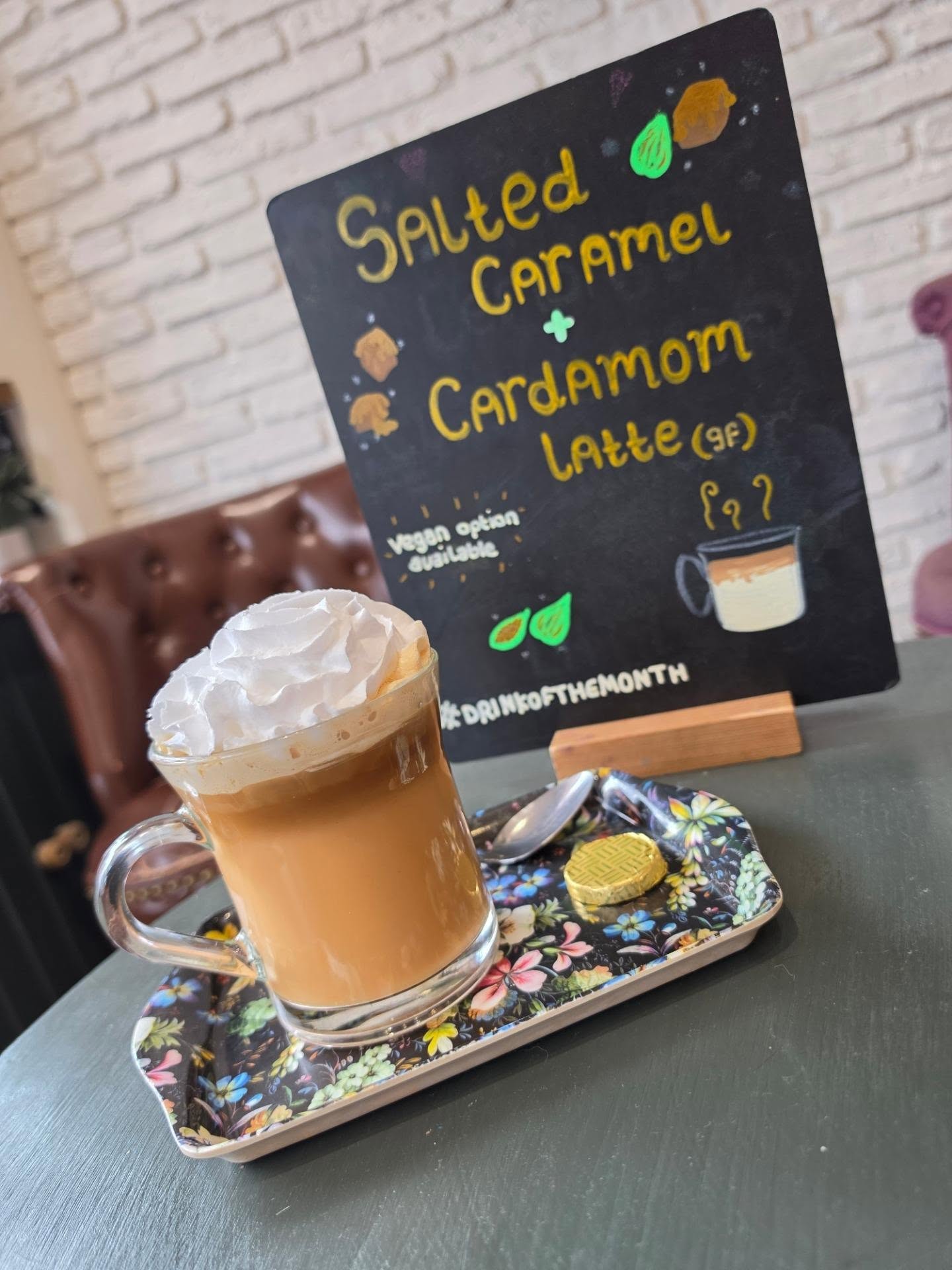 D R I N K O F T H E M O N T H
September has arrived, so we've swapped out our summer sips for something a little warmer...
Our September Drink of the Month is....
A Salted Caramel + Cardamom Latte
..and we've made the syrup ourselves because, clearly, one of us thinks they have tons of time on our hands.. 👀💀
Flavour wise, you can expect a deeply rich caramel with a little maple, followed by a cosy yet fragrant cardamom hit, with just the right amount of sea salt, all folded into your coffee and steamed milk of choice!
*Optional extra, as it is a treat looking after yourself after all..🤤 add whipped cream to top this off nicely (also vegan!)
It's sweet, warm and ridiculously comforting, plus the cardamom gives it that little "ooooh, what's that?" moment 👀
Basically, it's an early autumn in a cup. 🍂
Available throughout the whole of September at HQ! As always this drink is gluten free as standard, and we have a vegan option upon request by swapping out the cows milk for almond milk 🌱🌰
Not booked in? You know what to do! 😝
Follow the booking link in our bio to book in @hq_salons or, give us a call on 01606 330 879 ☎️
Come get cosy with us! 🤎