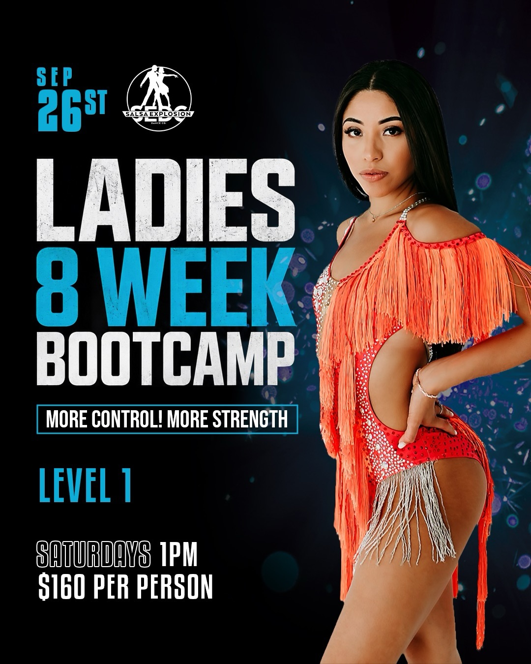 🔥 IT’S BACK!!!!🔥
💃 LADIES 8-WEEK BOOTCAMP WITH ANA 💃
This isn’t just another dance class. ✨
It’s 8 weeks of training designed to make you stronger, more flexible, more confident, and more powerful on the dance floor.
We’re working on:
💃 Ladies Styling
🩰 Technique & Barre Work
🔥 Strength & Body Control
🤸♀️ Flexibility
👠 Legs & Feet in Heels
⚖️ Balance & Posture
🎶 Musicality & Confidence
Train with Ana, whose background spans Ballet, Jazz, Contemporary, Salsa & Bachata, including an IDO World Championship, Youth America Grand Prix Top 10 placements, ABT teacher training in NYC, and championship titles in Salsa & Bachata. 🏆
📅 STARTS SEPTEMBER 21ST
🕕 Level 2: Mondays @ 6 PM
🕐 Level 1: Saturdays @ 1 PM
🔥 NEW: Register for BOTH levels! Save money!
📍 Salsa Explosion Dance Co.
376 Donald St.
⚠️ LIMITED SPACES AVAILABLE!
If you’re ready to feel stronger, move better, and dance with more confidence — this is for YOU.❤️🔥
👉 REGISTER NOW — LINK IN BIO!
#LadiesBootcamp #SalsaTraining #LadiesStyling #SalsaWinnipeg #BachataWinnipeg DanceTraining SalsaExplosion WinnipegDance