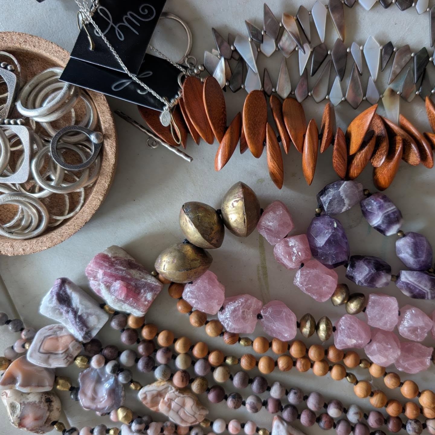 One more chance to catch the summer magic @valleymademarket happening this Sunday! I have been condensing the collection and polishing pieces to bring the sparkle ✨ Come find us at Riverwalk Park, downtown @mountvernonwa. Be sure to check out the business on first ave too!!!!