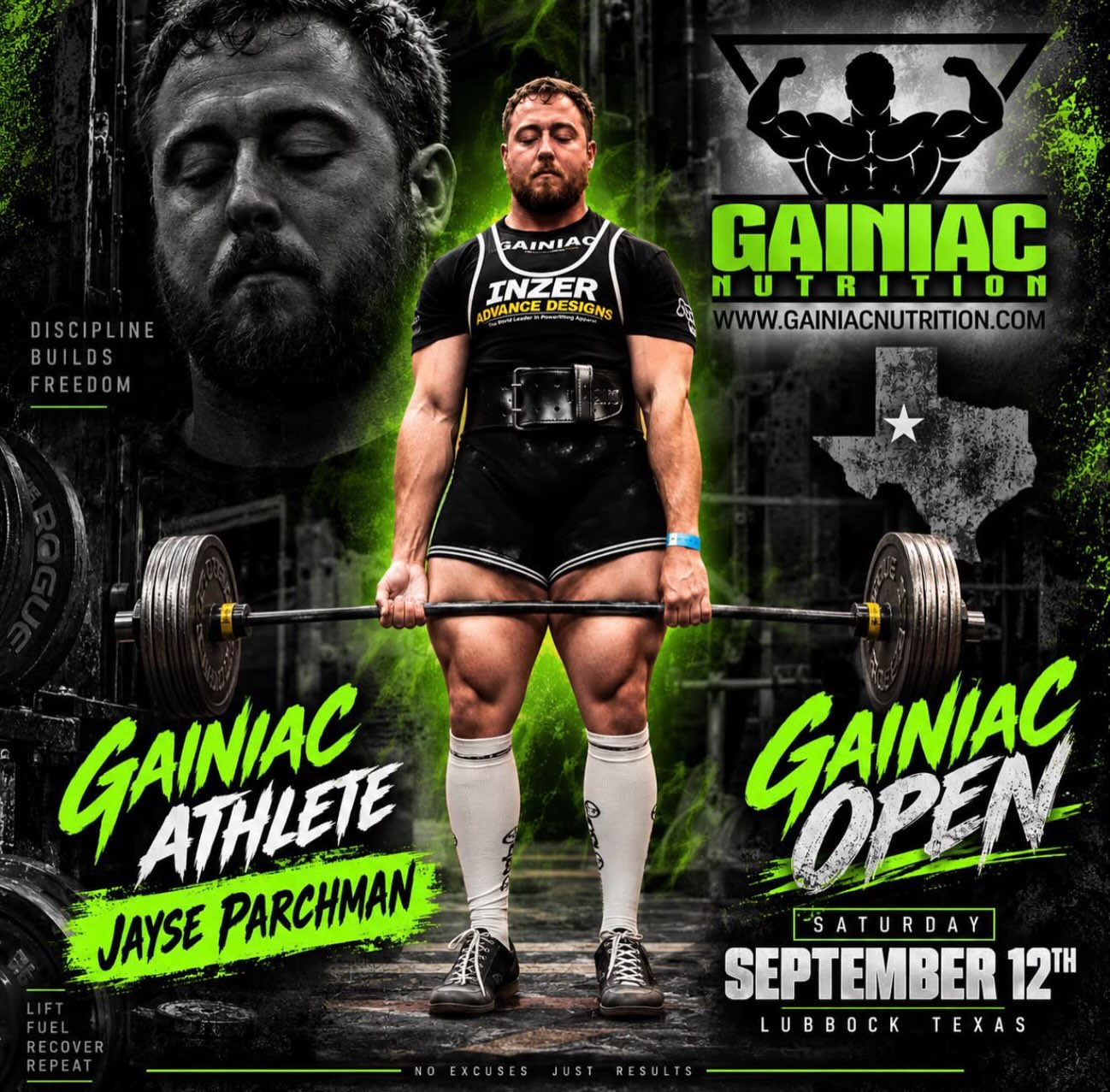 Let’s hear it for our Gainiac Powerlifters! @caemlynt @josemalonzo2019 @powerliftingprof @swole_supersaiyan @askingalexander_ will all be competing this Saturday in our very first Gainiac Open right here in Lubbock, Tx! This meet will definitely be one for the books! It will be at the Prima Vista Event Center! They have all been working hard and killing their prep! All are seasoned vets with huge achievements under their belts including national and world platforms! This will be Caemlyn’s first meet and she will definitely be putting up big numbers! She takes her training very seriously and is locked in and ready to dominate! Let’s go team! Show em what you got!
Come out and show your support! Lifts start at 9am
#teamgainiac
#gainiaclbk #powerlifting #giainiacopen #gainiacarmy