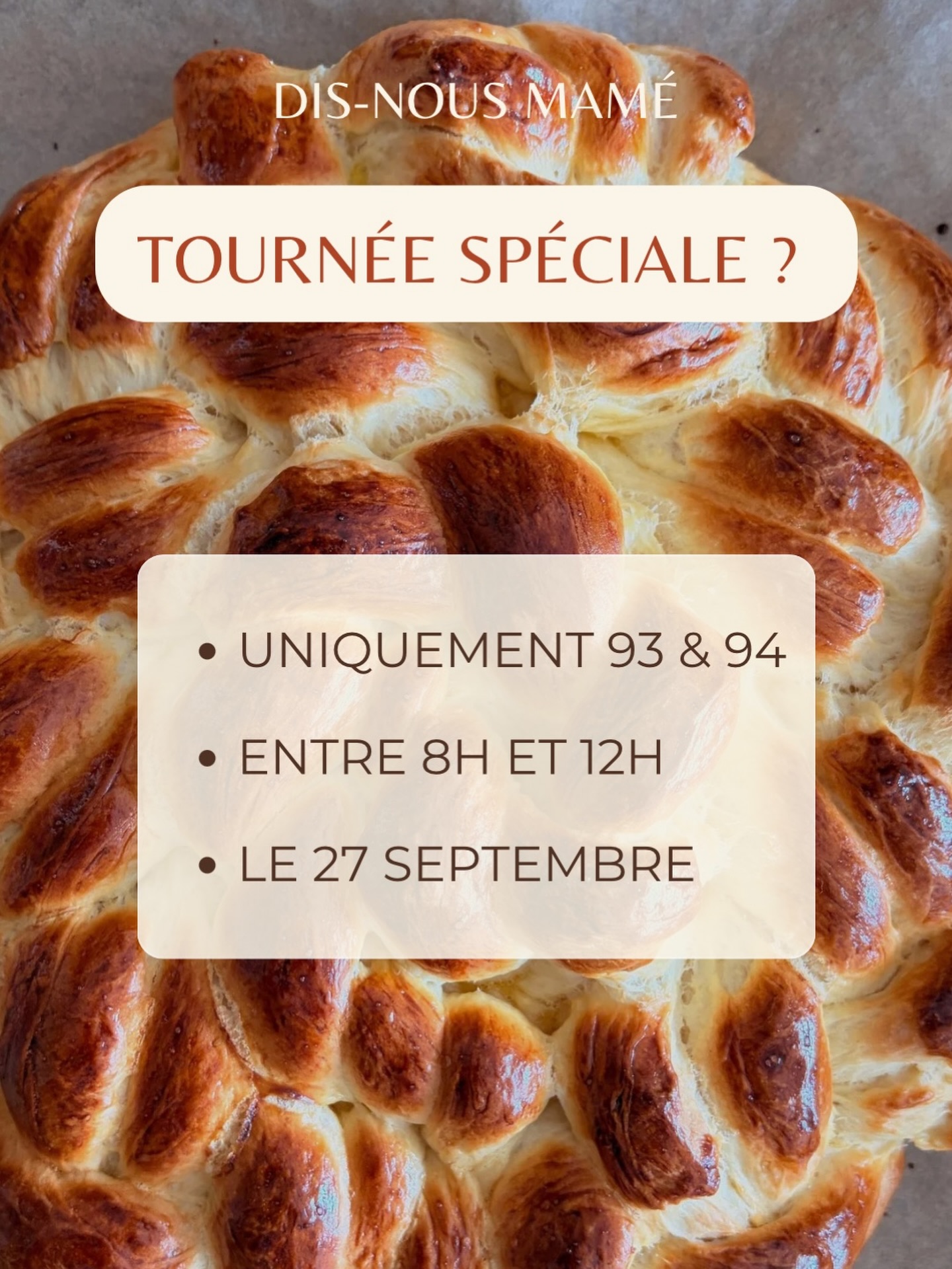 Livraison spéciale 93 & 94 🔥
Vous l’avez attendu, j’ai le plaisir de vous annoncer la prochaine tournée spéciale dans le 93 et 94!
L’occasion de profiter de vos boxes pour un bon brunch en famille.
Pour commander c’est simple, merci de m’envoyer vos coordonnées (nom/prénom, numéro et mail, adresse de livraison) et évidemment ce qui ferait plaisir 🧡
La livraison est plafonnée à 15€ ce jour là! Profitez-en 😉
#foodlover #traiteurevenementiel #brunch #traiteurantillais #brunchantillais