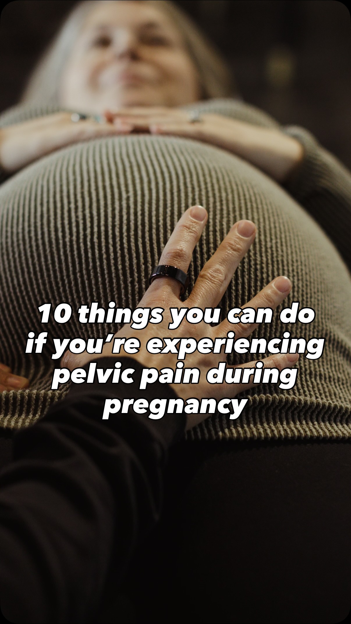 Pelvic pain during pregnancy? We got you 🫶🫶