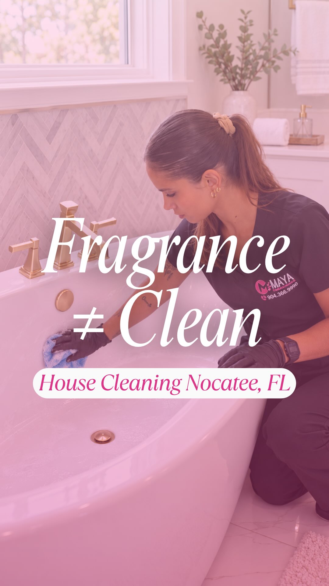 🧼 Myth: the stronger the smell, the cleaner it is.
🌿 That powerful scent after cleaning? A lot of the time it’s just fragrance covering up whatever’s still there — not proof that it’s actually clean.
✨ What really makes the difference is the right product, used the right way, on every visit. That’s what we focus on, not just what you can smell when you walk in.
📍 Maya Cleaning serves homes across Nocatee and the surrounding St. Johns County communities.
#cleaningservice #deepcleaning #nocateefl
