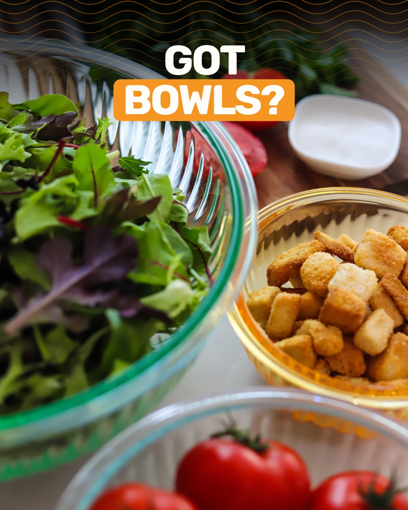 Every good kitchen needs a bowl for literally everything. 🥗