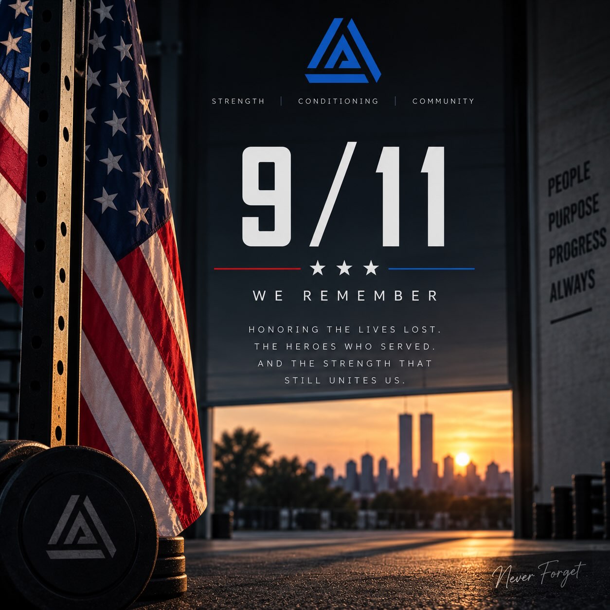 We will never forget! #911 #thealignathletics