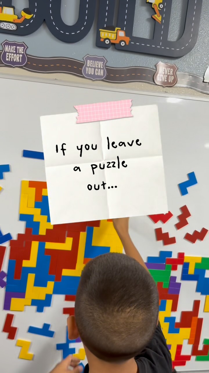 If you leave a puzzle out, they’ll naturally play with it.
I glued dot magnets to the back of the pentominoes and placed them on the whiteboard. Then, I stepped back.
Some students sort by color. Others work to create the largest arrangement possible. Others flip, rotate, and rearrange pieces to explore how shapes can fit together.
Same materials. Different choices. Everyone thinking mathematically.
That’s the power of student choice. Students choose the challenge, the strategy, and the path. They’re all naturally developing spatial reasoning, visualization, and problem-solving skills.
#STEMEducation #MathEducation #StudentChoice #HandsOnLearning #ProblemSolving