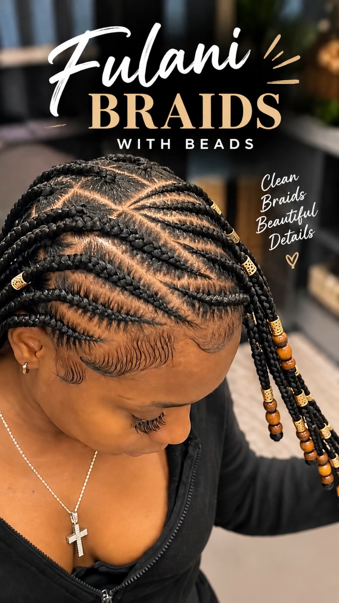 The smile says everything, she loved the final look.
These Fulani braids with beads combine clean, detailed braiding with beautiful traditional-inspired accents for a style that feels both elegant and personal. Carefully crafted at Sunu Hair, this is the kind of transformation that makes you leave the salon feeling confident and ready to show off your new look.
Would you wear Fulani braids with beads?
#FulaniBraids #FulaniBraidsWithBeads #SunuHair #ProtectiveStyles #BraidedHairstyles #NaturalHair #AtlantaBraids #HairTransformation