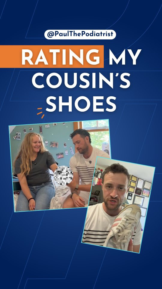 Filmed this one while I was visiting my cousin in Canada 🇨🇦❤️ and before she heads off to college, it was time for a little family shoe rating 👟😂
Naturally, I had to put my podiatrist hat on… 👨⚕️🦶
👟 Converse Platforms: 5/10
🥾 Going-out boots: 8/10
👠 Heels: 7/10
👟 Adidas Sambas: 5/10
🩴 Crocs: Let’s not talk about it 😂
A wholesome family debate with just enough foot health advice thrown in 😅
Which pair are you taking to college? 👀🎓
#ShoeReview #Podiatrist #FootHealth #CollegeStyle #ShoeTok