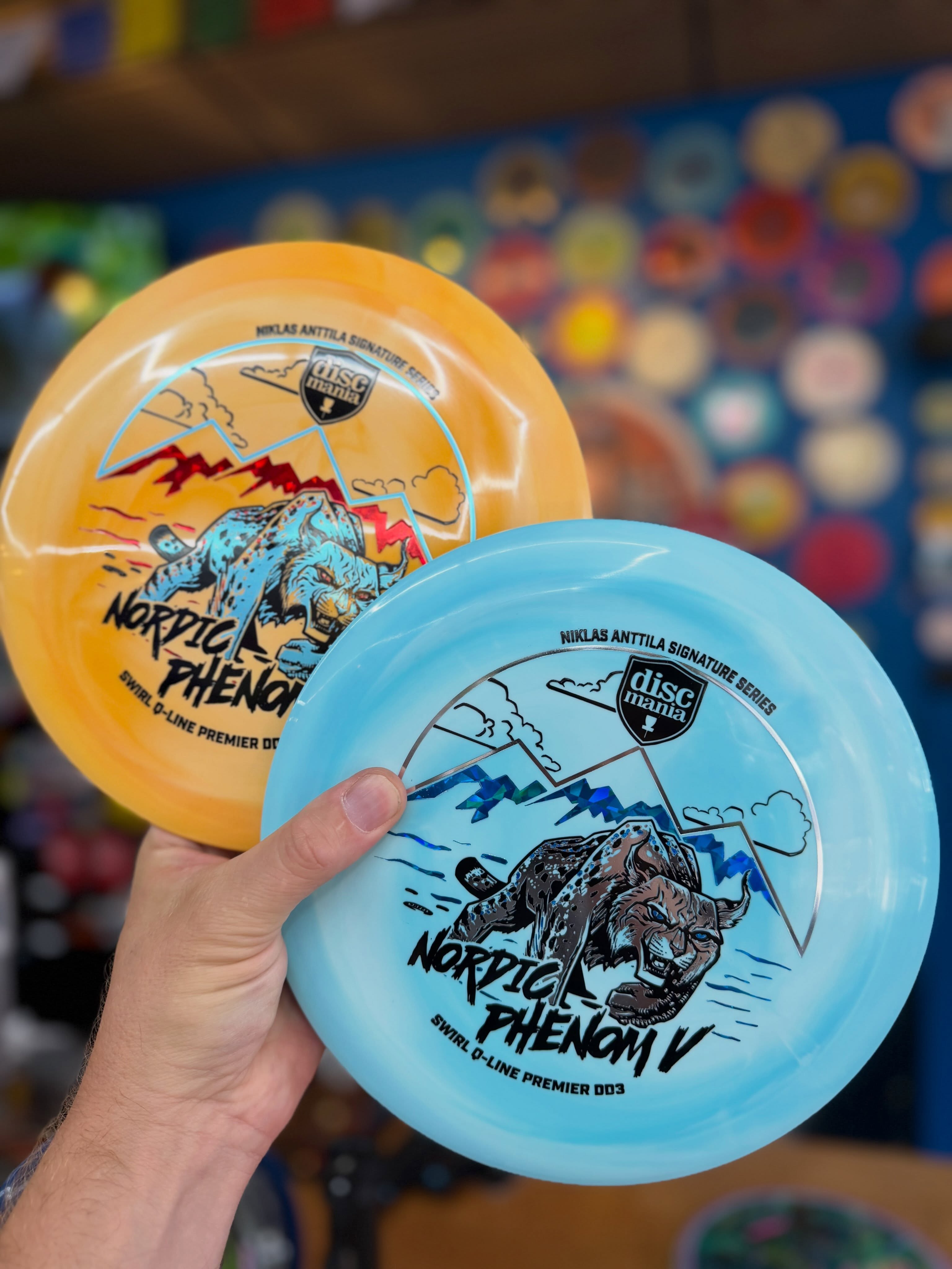 🔥Discmania drop!
Anttila Q-Line Premier DD3
Cadence Burge Essence
Alden Harris The Peacekeeper FD2