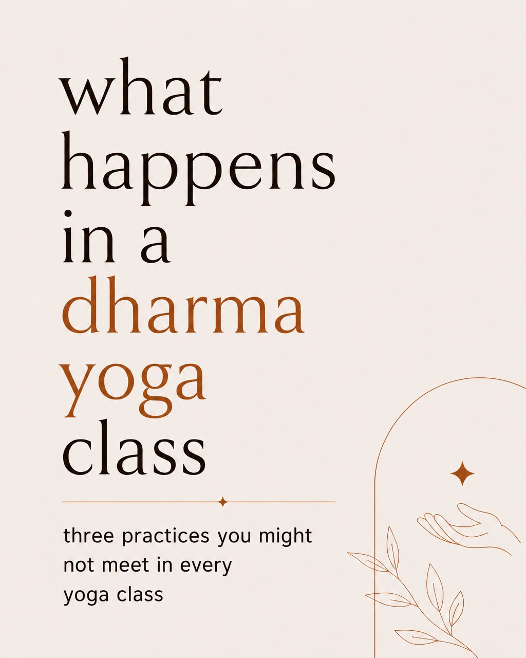 Most people picture yoga as postures. Perhaps a little breathing or meditation too.
But a Dharma Yoga class holds more than that.
Alongside ฤsana, we explore mantra โ sacred sound used as practice; prฤแนฤyฤma โ working consciously with the breath and prฤแนa; and kriyฤ โ practices used to cleanse and prepare the body and mind.
None of these require any previous experience. Everything is introduced step by step, as part of the complete practice of yoga.
Our Dharma Yoga classes are inspired by the teachings of Sri Dharma Mittra and shared by Ayesha and Eddie, who both practise and teach within this lineage.
Swipe through to discover a little more about each practice.
Join us for Dharma Yoga throughout the week, or spend a little longer with the practice at our next monthly masterclass:
Sunday 13th September โข 10amโ12pm
@templeofyogastudio โข Banbury ๐ชท
#TempleOfYoga #BanburyYoga #DharmaYoga #YogaBanbury #OxfordshireYoga