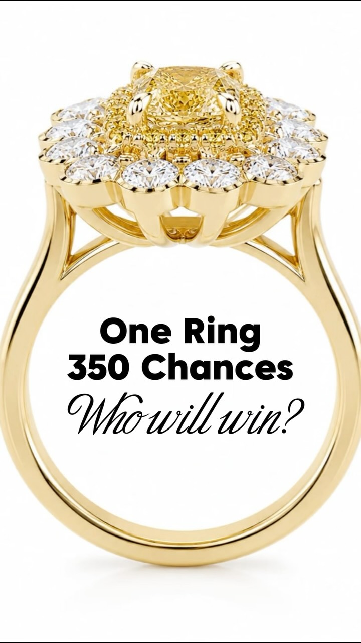 350 tickets. $100 each. One $38,000 ring.
It’s true. Everybody wants this. Secure your tickets this Saturday - available to Pink Ribbon Cup Raceday event guests.
Could it be yours?
