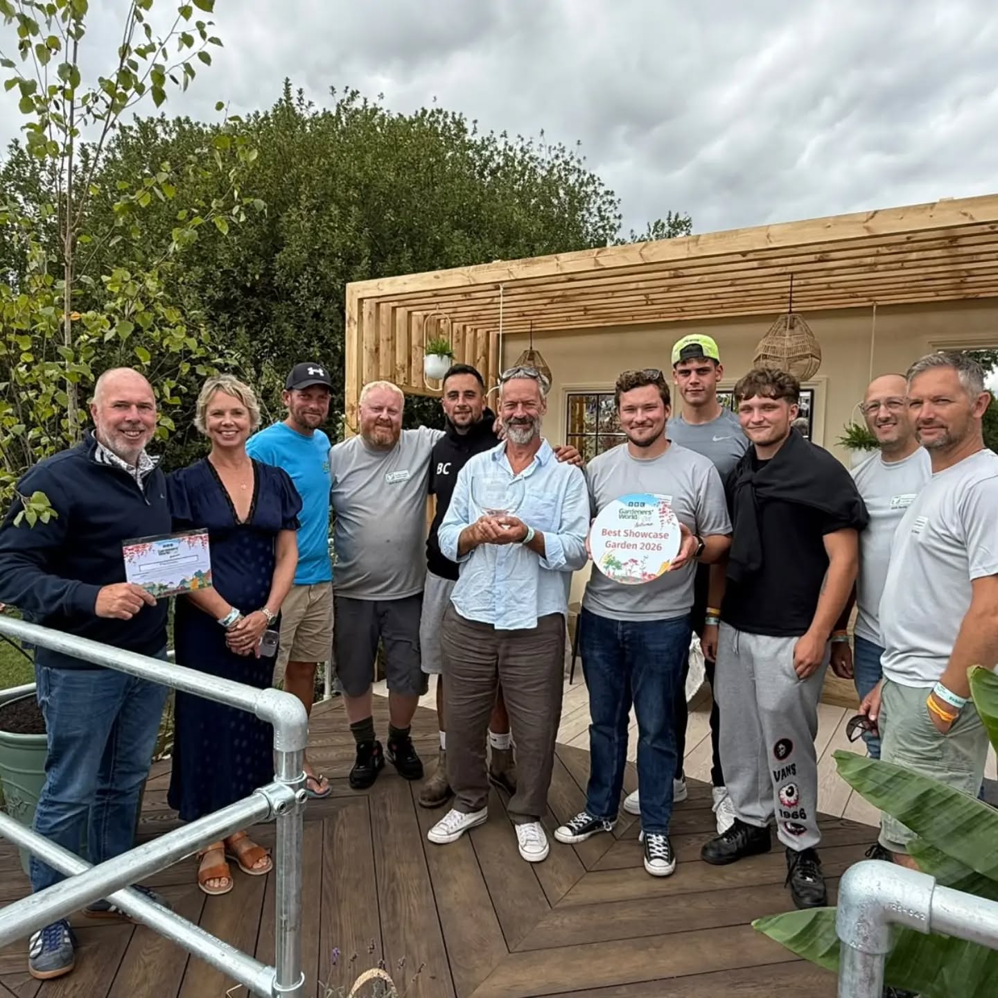 WHAT A RESULT!
We’re absolutely thrilled to have played our part in another incredible winning collaboration at the BBC Gardeners’ World Autumn Fair at Audley End.
Working alongside Designscape and Holland Landscapes, and as part of the wider APL team, we helped turn the Elevated Garden Living show garden from a seriously technical design on paper into the finished article.
And what a finished article it turned out to be - Platinum AND Best Showcase Garden!
It’s been a proper team effort from start to finish, with everyone bringing their own skills, experience and plenty of hard graft. A special mention too for Jett and Ellis, the two apprentices from Merrist Wood, who were experiencing a show garden build for the first time and absolutely smashed it.
Huge thanks to Millboard for supplying the decking, Bradstone for the paving and Premier Plants for the planting, as well as the Association of Professional Landscapers for giving us the opportunity to be part of it all again.
And, of course, a massive thank you to our fellow collaborators at @designscape.uk, @holland_landscapes and @cordes.hort.ltd
A fantastic few days working alongside some of the industry’s finest.
#landscapebydesign
#essexlandscapers
#landscaping
#bespokedesign
#winners