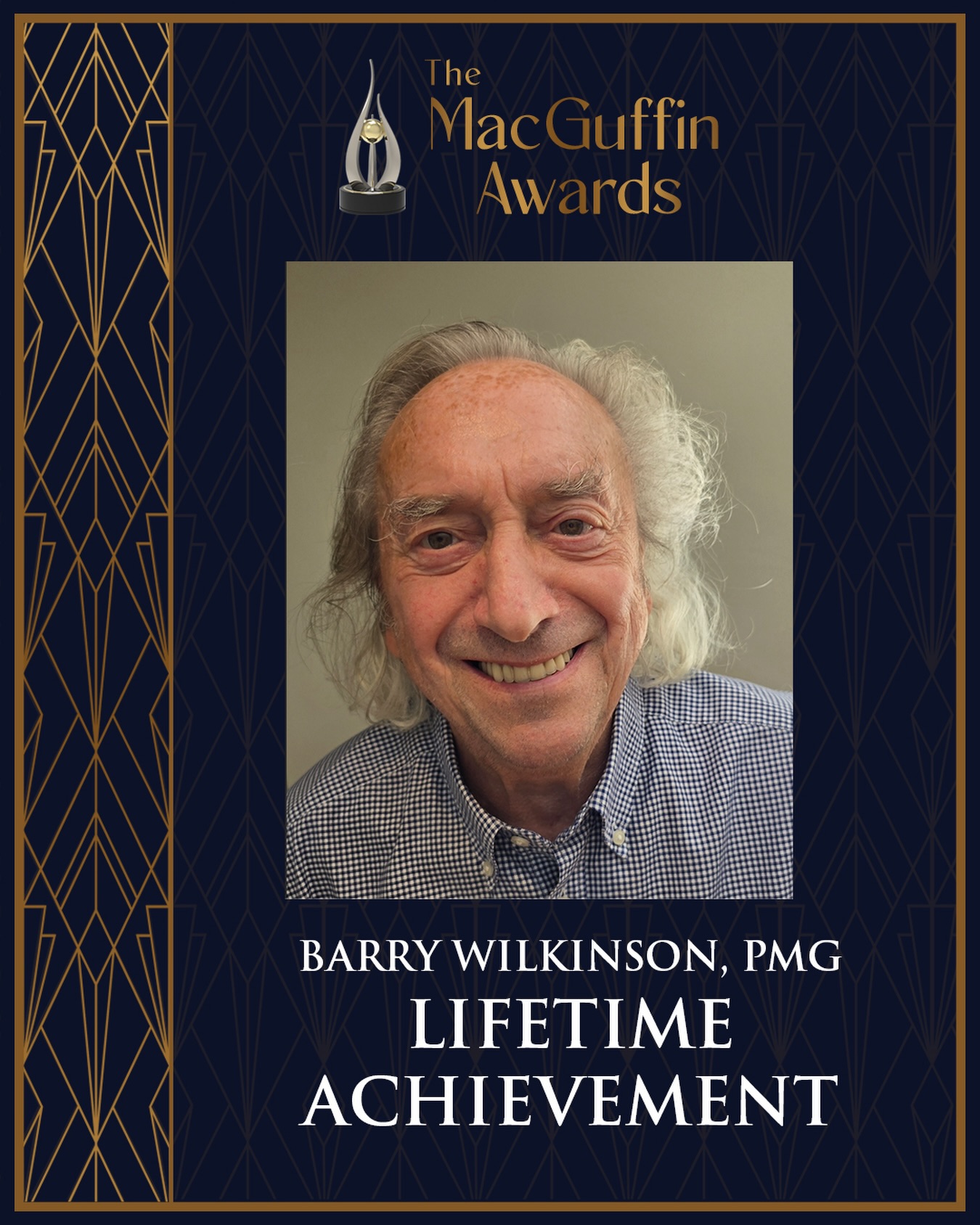 Congratulations to Property Master, Barry Wilkinson, PMG, honoree and recipient of the Lifetime Achievement Award. 🏆