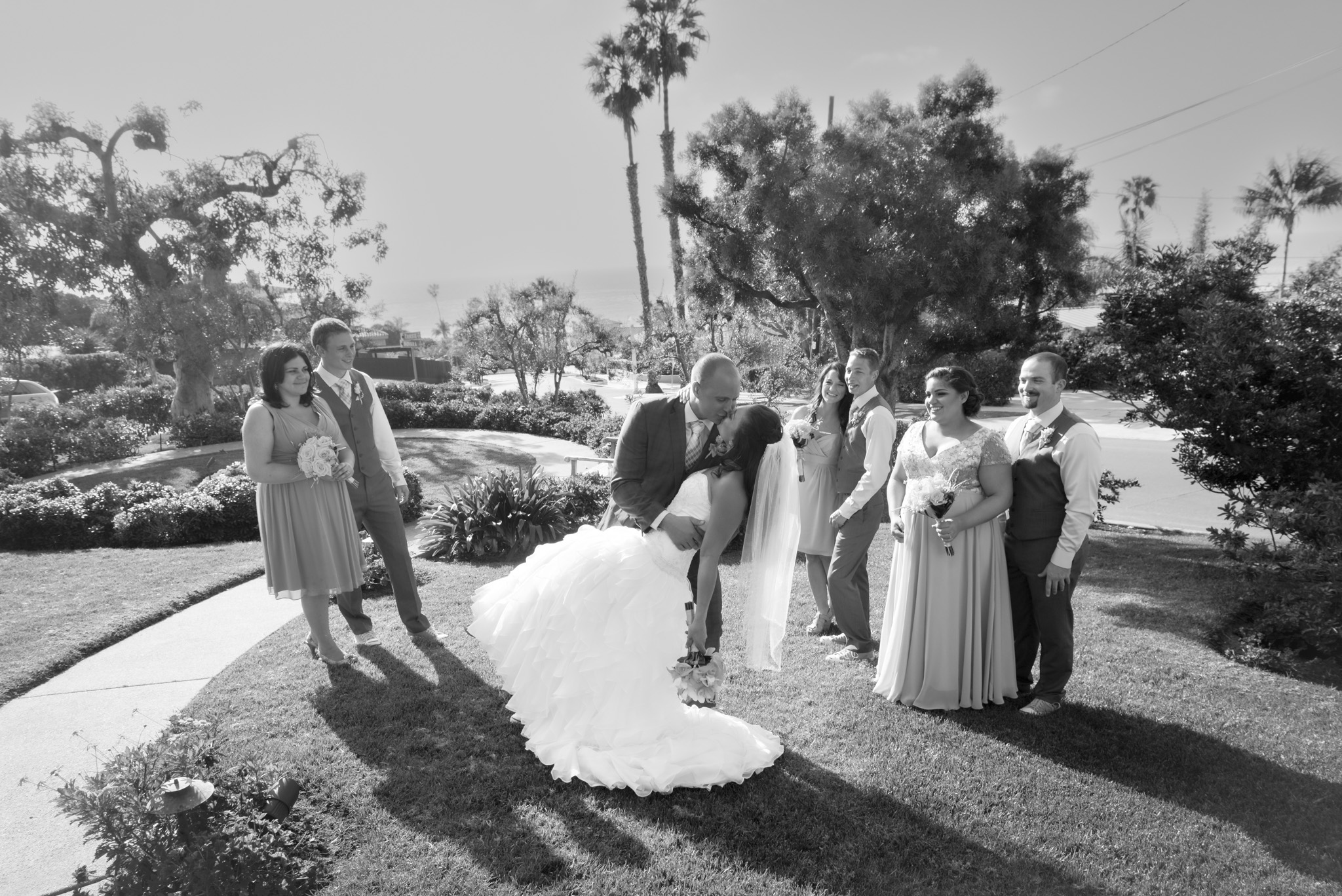 Cinematic moments don't happen by accident- they happen when a couple surround themselves with people who make them feel completely effortless. Film frames and unfiltered joy. 📸🖤 #weddingparty #weddingphotographer #weddingphotography #ovationphotographyanddesign #brideandgroom #weddingpic #wedding #justmarried #fypage #weddingbells