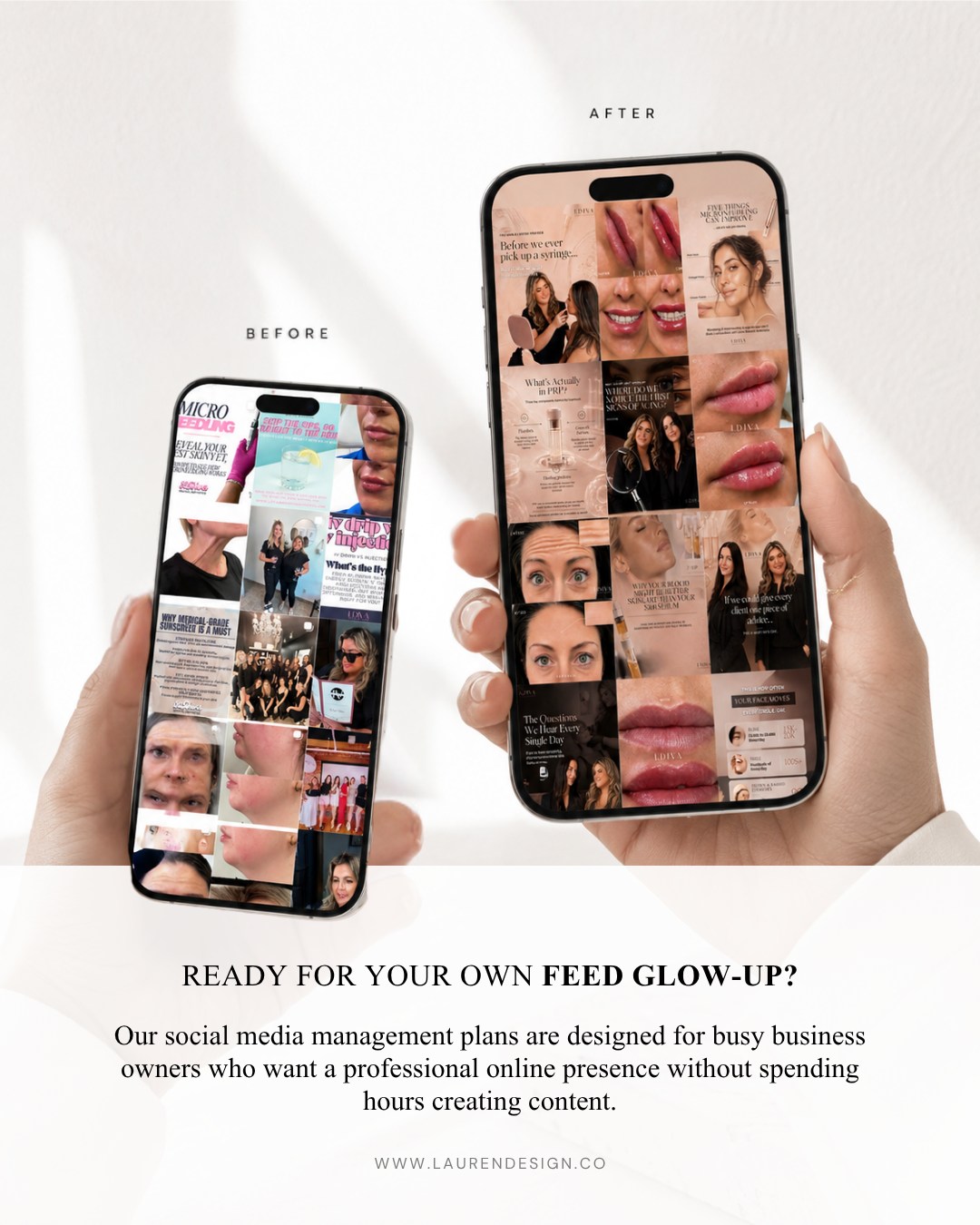 Your feed can look good and still be doing absolutely nothing for your brand 🪞📲
This transformation wasn’t just about making things prettier. We built a consistent visual identity, stronger content hierarchy, and a feed that actually feels recognizable.
Ready for your own social media glow-up? Send us a DM to get started!
#SocialMediaManagement #SocialMediaManager #InstagramMarketing #BrandStrategy #ContentMarketing