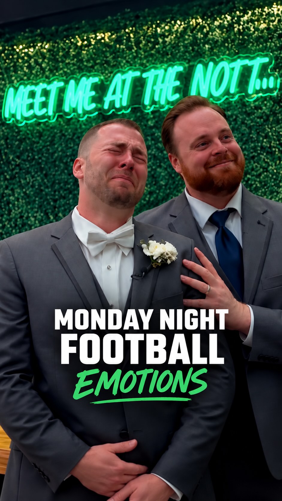 POV: He turns around and sees the love of his life… The Nott’s NFL specials. 😂🏈🍻
The tears are real. The commitment is serious.
Monday Night Football is HERE, and we’re celebrating with our NFL specials during the game.
🍗 $10 game-day eats
🍺 Drink specials starting at $3
Grab your crew, come hungry, and watch Monday Night Football with us.
Meet me at the Nott. 🏈🍻