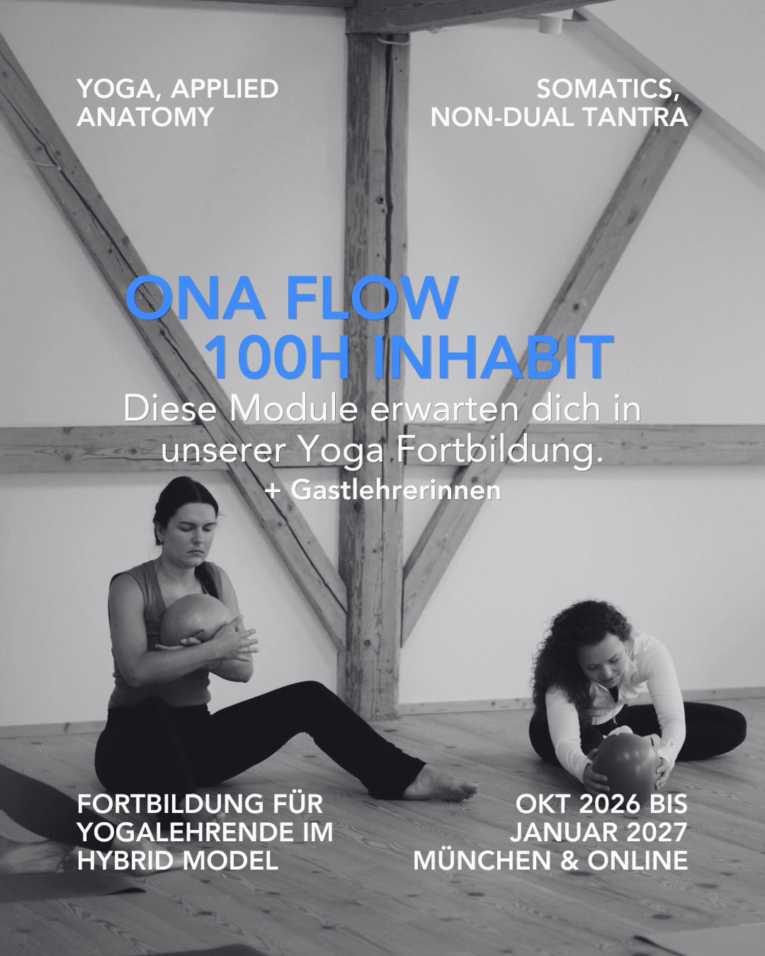 Last Call: ❤️🔥 Wir starten in 4 Wochen — sei mit dabei?
Du unterrichtest. Seit Jahren vielleicht schon.
Und trotzdem fragst du dich manchmal: Fühlt sich das wirklich wie ich an — oder mache ich einfach nach, was ich mal gelernt habe?
Genau da setzt ONA FLOW INHABIT an.
Keine weitere Grundausbildung. Kein Technik-Sammeln. Sondern die Vertiefung für Lehrer:innen, die bereits unterrichten und jetzt verstehen wollen, was Somatics & Embodiment wirklich bedeuten — als eigene Erfahrung, nicht als Buzzword.
In 100 Stunden geht es um:
🌀 Somatic Flow & Space Holding
🌀 Own Natural Alignment — Applied Anatomy
🌀 Non-Dual Tantra — mit Fokus auf die 10 Mahavidyas
🌀 Somatic Breathwork
Und um etwas, das in den meisten Ausbildungen zu kurz kommt: Zeit für dich selbst. Viel eigene Praxis, echte Selbsterfahrung, Raum zum Reflektieren — nicht nur Inhalte konsumieren. Bevor du wieder unterrichtest, darfst du hier wieder Schülerin sein.
100h. Hybrid. München & Online. Max. 20 Teilnehmende.
Start: in 4 Wochen. Oktober 2026.
👉 Kommentiere „INHABIT” und wir schicken dir alle Infos per DM.
#onaflow #somaticyoga #yogalehrerin #embodiment #yogaausbildung