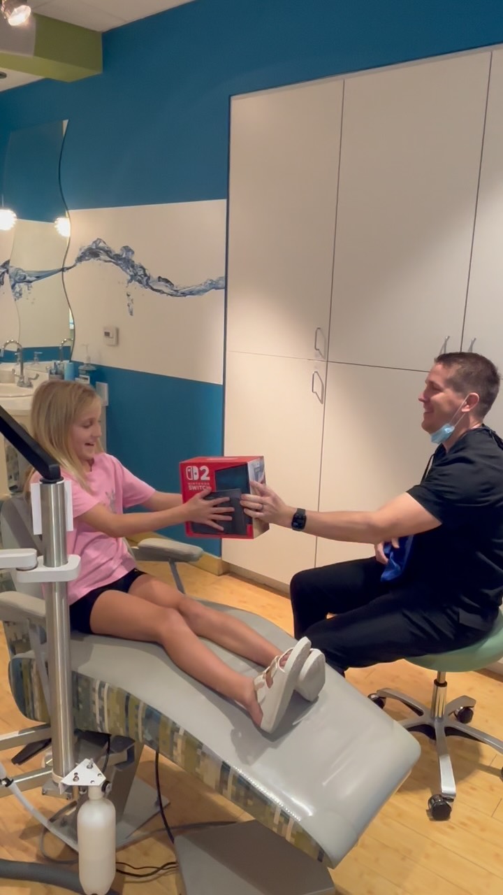 Patient shoutout 🚨 Thank you Miss Isla, our Nintendo Switch 2 raffle winner! Isla told her friends & family about Mecham Orthodontics, we are so grateful! 🤩✨🩵🦷 #mechamorthodontics #mechamortho #ahwatukee #braces