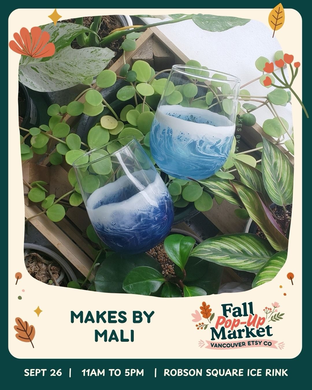 ✨ Meet Robert and Trang Mai from Paper Dumplings and Malina from Makes by Mali ✨
✉️ Paper Dumplings is a mother–son venture creating handcrafted paper gift envelopes and zipper pouches. Inspired by Vietnamese bao lì xì, their paper gift pouches are a joyful new way to share traditions and celebrate your favourite people. 🥨
🥤 Makes by Mali is a handcrafted tumbler business decorated with various beautiful designs. All products are locally created, handcrafted, and completely reusable which is great as you can take them with you wherever you go. ☕️
❣️Find @paperdumplings and @makesbymali plus 70+ creatives & small shops at the Robson Square Ice Rink in #DowntownVancouver to shop locally designed and/or made in Canada goods, mini makers or sign-up for a workshop!
Comment RSVP for your link to free tickets
🗓️ Sat. Sept. 26 - 11a to 5p
📍 Robson Square Ice Rink, Vancouver
🎟️ Free admission | RSVP to win market cash/merch!
🐶 Pet-friendly and encouraged!
RSVP today! – Comment RSVP for the link
🎟️ Bonus: Every RSVP gets you a chance to win market cash or merch! Plus, we’re doing special draws for every 100 tickets sold!
🚨 First 50 guests in line on event day also get market cash or swag!