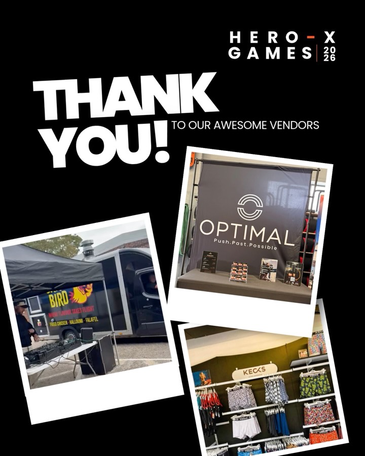 The Hero-x Games wouldn’t have happened without the people who showed up and make it feel like an event!
A huge thank you to everyone who came and set up on the day:
@optimalsportsgroup for the prep and recovery support.
@crazybirdfoodco for keeping everyone fed.
@kecks_original for the garms.
@instaa_dan for the music all day long.