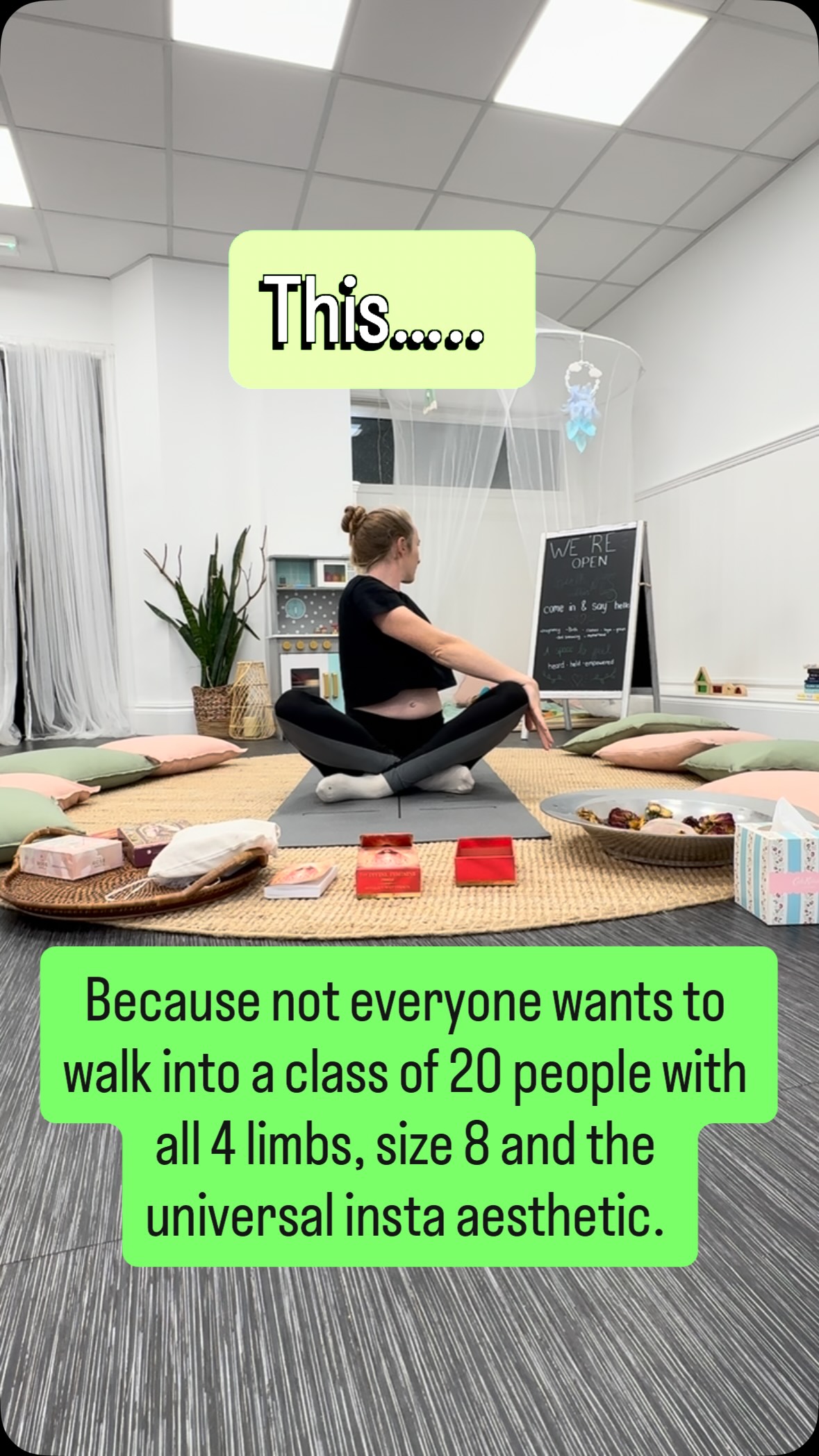Honestly the first time I walked into a class put me off. I thought yoga was a fitness class and I felt overwhelmed by self doubt because I was obviously the odd one out, the only disabled girl in the class everyone else looking relatively similar. But thank God I was wrong.
Imagine taking a practice older than most civilisations that was in place to heal, honour and protect the human mind, body and soul and rebranding it as a fitness workout. I won’t knock it too hard because I love that people find yoga but I’m so blessed to be able to honour yoga and find it in its birth place India.
When I take my girls on their yoga holiday, I will be sending them to train with Indian teachers because it’s a completely different experience.
When people come to my class it’s limited to 6 people so that people feel safe, they feel seen and understood. They get a teacher who has experienced overcoming the challenges of being disabled and having a unique way of living with the human body. Constantly adapting.
Yoga is way more than asana and that’s why I’ve started a meditation practice too. I’m here to bring the whole 8 limbs of yoga while missing one of mine!
So let’s normalise disabled girlies teaching authentic yoga. Let’s build and grow a space for those with physical and mental challenges.
Timetable in pinned post!
#accessibleyoga #disability #health #torquay #yoga