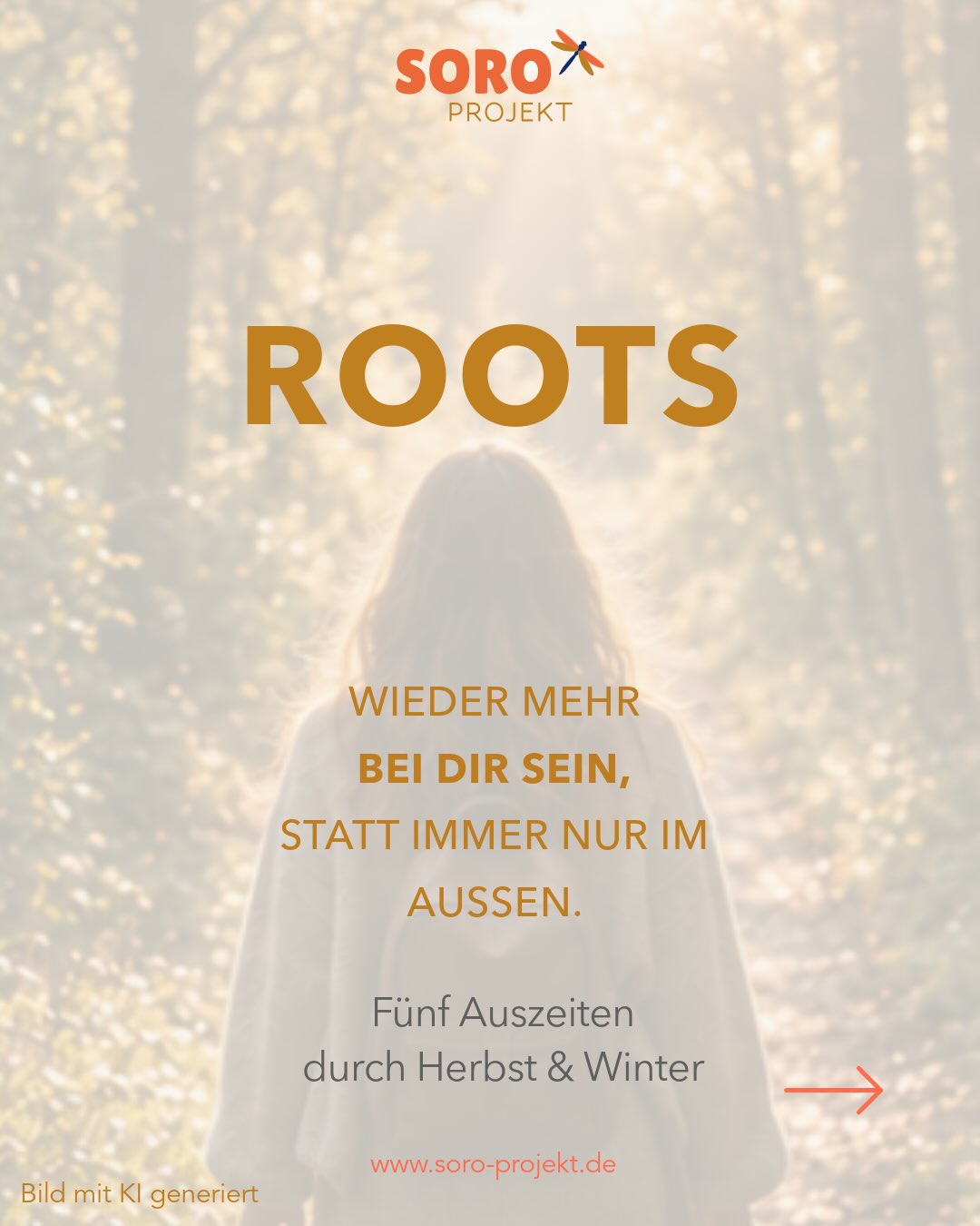 Ich glaube, wir unterschätzen manchmal, wie sehr die Jahreszeiten auch etwas mit uns machen. 🍁
Wenn die Tage kürzer werden und die Natur langsam ruhiger wird, verändert sich vielleicht auch in uns etwas: Weniger Lust auf immer mehr. Mehr Sehnsucht nach Ruhe, Tiefe und danach, wieder mehr bei uns selbst anzukommen.
Genau aus diesem Gedanken ist ROOTS entstanden.
Gemeinsam mit Laura @my.lunaflow begleiten wir euch von September bis Januar mit fünf Auszeiten durch Herbst und Winter. Nicht als Programm, das du komplett absolvieren musst, sondern als Einladung, dir immer wieder bewusst Zeit für dich zu nehmen.
🍂 RETURN → OFFLOAD → OWN → TRUST → SURFACE
Zum Ankommen. Zum Loslassen. Zum Spüren, was du brauchst. Zum Vertrauen. Und irgendwann auch wieder zum Auftauchen und Neu-Ausrichten.
Jede Auszeit steht für sich und kann einzeln gebucht werden. Zusammen folgen sie einer Bewegung, die für mich sehr zu diesen Monaten passt:
Mit der Jahreszeit nach innen gehen. Wurzeln schlagen. Und von dort wieder auftauchen. 🌿
ROOTS mit Laura bei SORO in Wiesloch.
Alle Termine & Buchung über den Link in der Bio.
#SOROProjekt #ROOTS #Wiesloch #AuszeitFürFrauen #Achtsamkeit