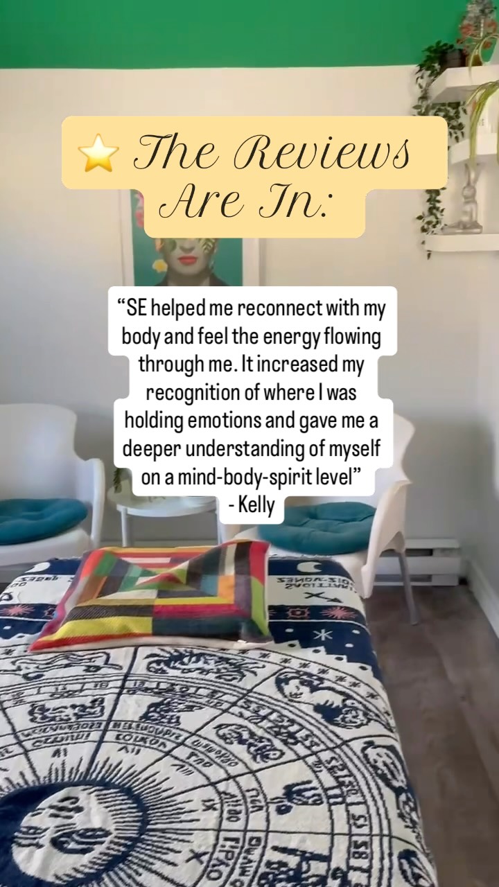 Sometimes, healing begins with simply learning to listen to your body- because it’s always attuning to our environment🤍 the practice of Somatic Experiencing is starting to build more consciousness of the wisdom of your body, and SE Touch can be a wonderful gateway into noticing and having a direct sense of how the body responds and what it’s trying to tell you.
I’m so grateful to Kelly for allowing me to share a little of her experience with Somatic Experiencing®.
SE offers a gentle way of working with the nervous system and the body — creating space to notice, process, let go of habitual patterns & experience something new, move toward greater safety, capacity, and aliveness at a pace that feels manageable.
Every person’s experience is different, but it’s often the small shifts that can become meaningful changes over time.
If you’ve been curious about somatic work and wondering what it might be like for you, I’d be happy to connect. More info in bio! 🌿
#somaticexperiencing #healingnotfixing #bodywisdom #oxfordcounty #nervoussystemhealth