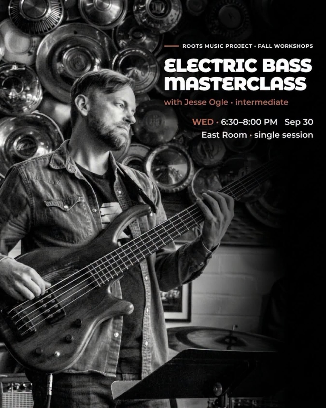 πΈ Level Up Your Bass Game! πΈπ₯
Ready to move beyond basic bass lines? Join Jesse Ogle @jesseoglemusic β touring pro with 25+ years of experience and educator at CU Boulder β for a hands-on bass masterclass designed to take your playing deeper. πΆ
Learn practical skills for fretboard navigation, building stronger grooves, locking in with drummers, music theory, and handling jam sessions with confidence. π΅β¨
π
Wednesday, September 30th
β° 6:30 PM β 8:00 PM
π East Room
ποΈ $35
πΈ Bring your bass. Limited to only 8 participants!
Perfect for bassists with basic skills who are ready to level up.
ποΈ Get your tickets now at: RMPtix.com
.
.
.
#BassGuitar #BassMasterclass #MusicWorkshop #BoulderMusic #RootsMusicProject