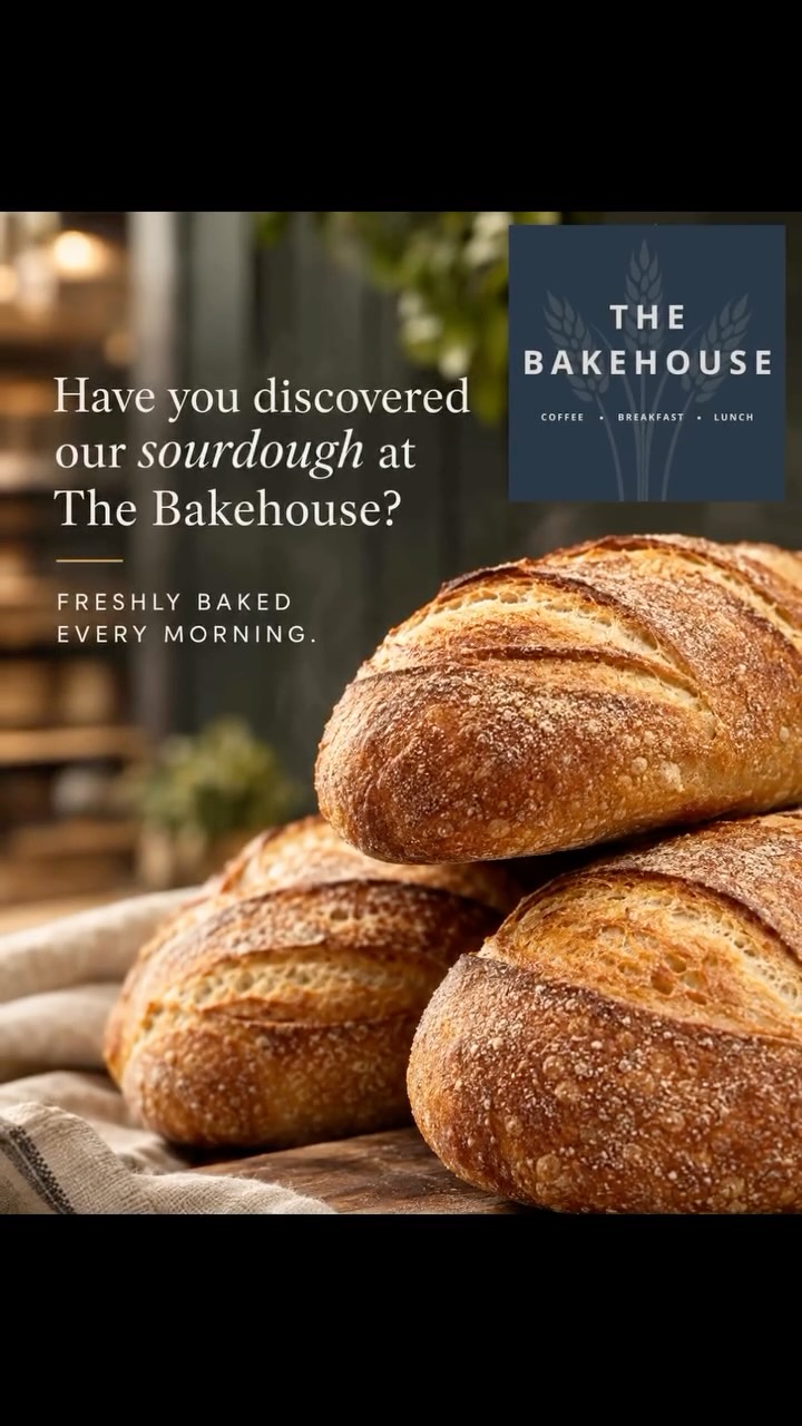Have you discovered our sourdough yet? 👀
Freshly baked every morning, and now on the menu at The Bakehouse.
Honestly… it’s pretty amazing. 🥖☕️
#bake #sourdough #baker #bread #foodtok