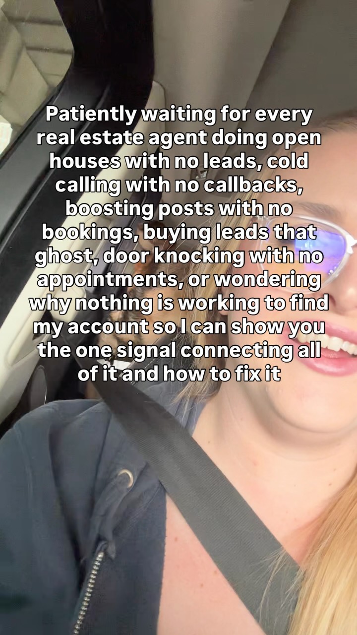 Patiently waiting for every real estate agent doing open houses with no leads, cold calling with no callbacks, boosting Instagram posts with no bookings, buying real estate leads that ghost, or door knocking with no appointments to find this account
Here is the signal connecting all of it, and what actually fixes it
I teach real estate agents how to use AI tools like Claude to build a social media system that brings in leads without cold calling, buying leads, or door knocking
FOR REALTORS