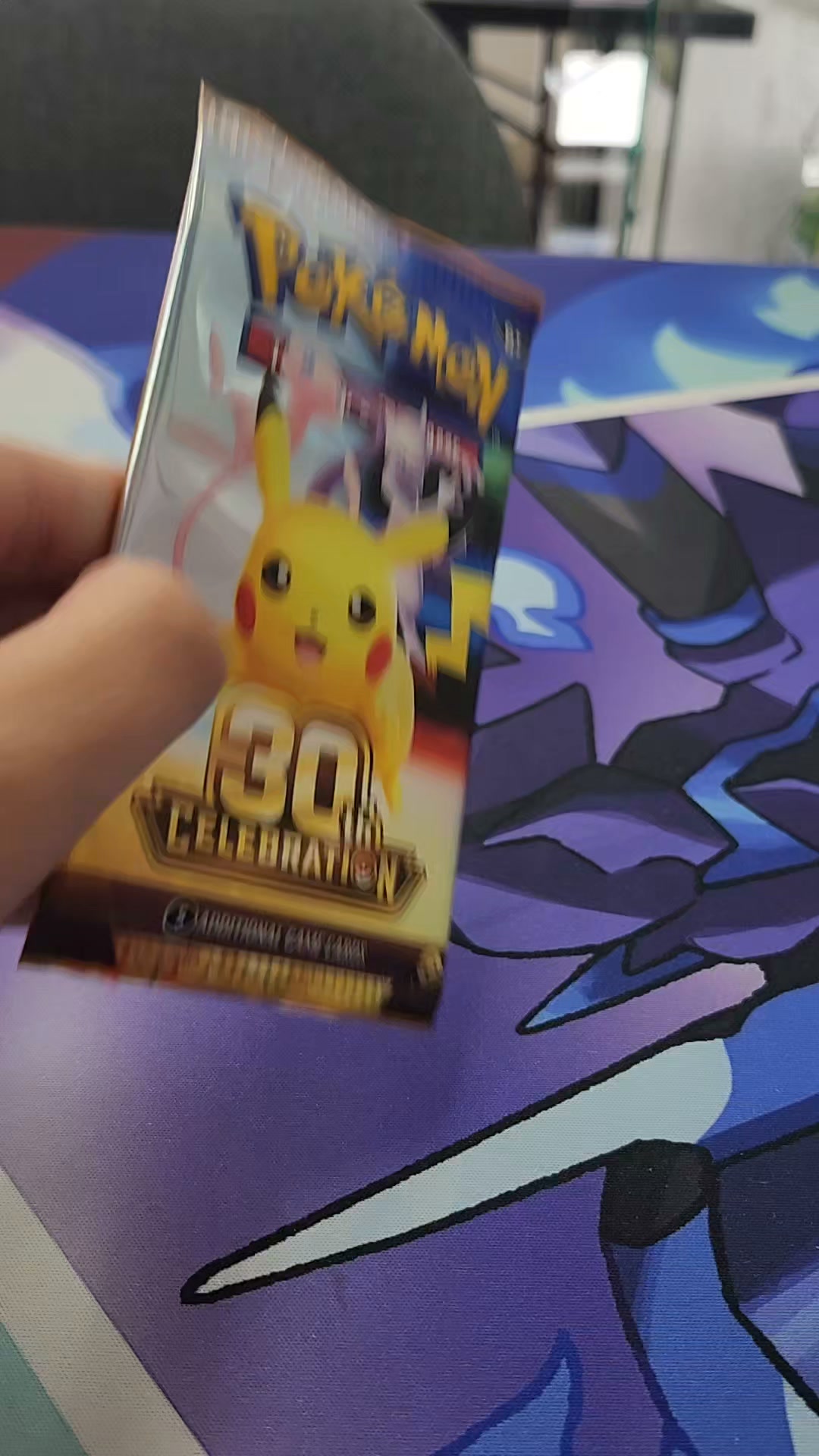 We're on our third day of opening 30th Anniversary packs! We're on a streak with getting a Pikachu! Which card has been your favorite? #cardatello #thingstodoinpocatello #openingpacks #tcg #30thanniversary #pokemon #pikachu