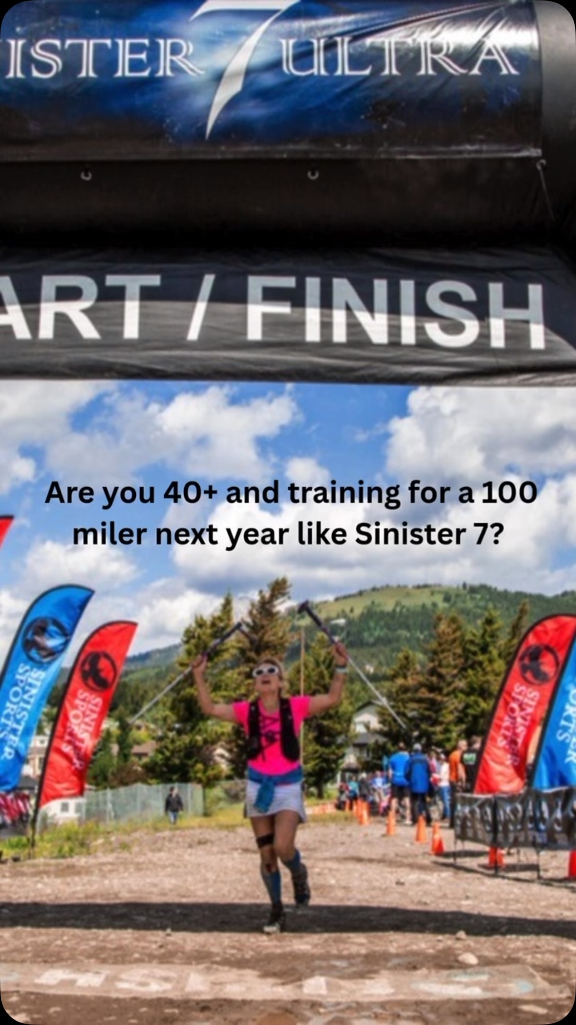 40+ and have aspirations to run a 100 miler next year like Sinister 7?
Well it takes more than running fitness to finish this race!
Improving your durability will be a game changer.
This routine will help build the basics.
Step ups 10
Bulgarians 8
Goblet 10 and hold for 30s on the last one
Rows 8
Pull aparts 12
Dead bugs 20
Repeat x 3
Need more support? Then DM me 100.
I coach 40+ athletes to become confident, durable and stronger ultra runners, by learning how to train successfully through recovery, cross training, mobility, mental strength work and nutrition.
Why wait? Now is the time to work on your “weaknesses”.
Run Bold! Run with Intention! Run Happy!
#UltrarunningCoach
#RunStrongOver40
#StrengthForRunners40+
#InjuryFreeRunning
#cocodona250