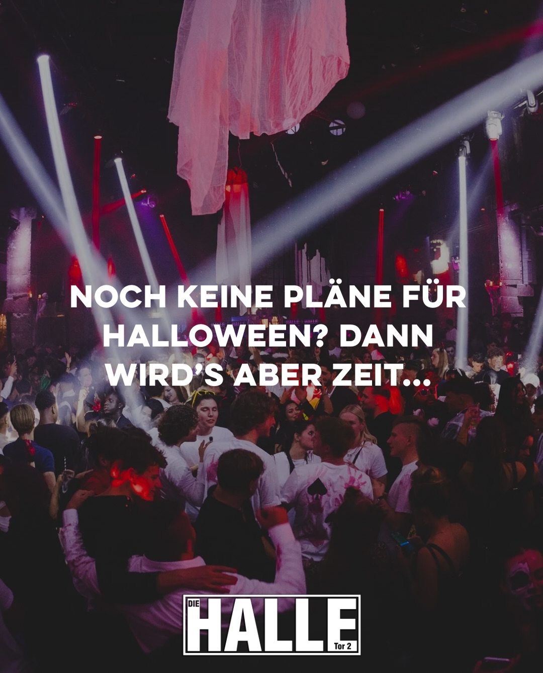 Du weißt noch nicht, wo du Halloween feiern wirst?👻
Wir hätten da was für dich:
📍31.10.2026 | DIE HALLE Tor 2
⏰ Doors open: 22:00 Uhr
🕺🏻 Party auf 4 Dancefloors - bigger than ever!
🍸 Inklusive bloody Welcomeshot (bis 0:00 Uhr)
📲 VIP-Tisch per WhatsApp: 01522 3254874
Floor #1: RnB & Hip Hop
Floor #2: 2000er & Partyhits
Floor #3: House
Floor #4: Karaoke & Trashpop
Tickets findet ihr in unserer Bio oder auf der Website.🎃