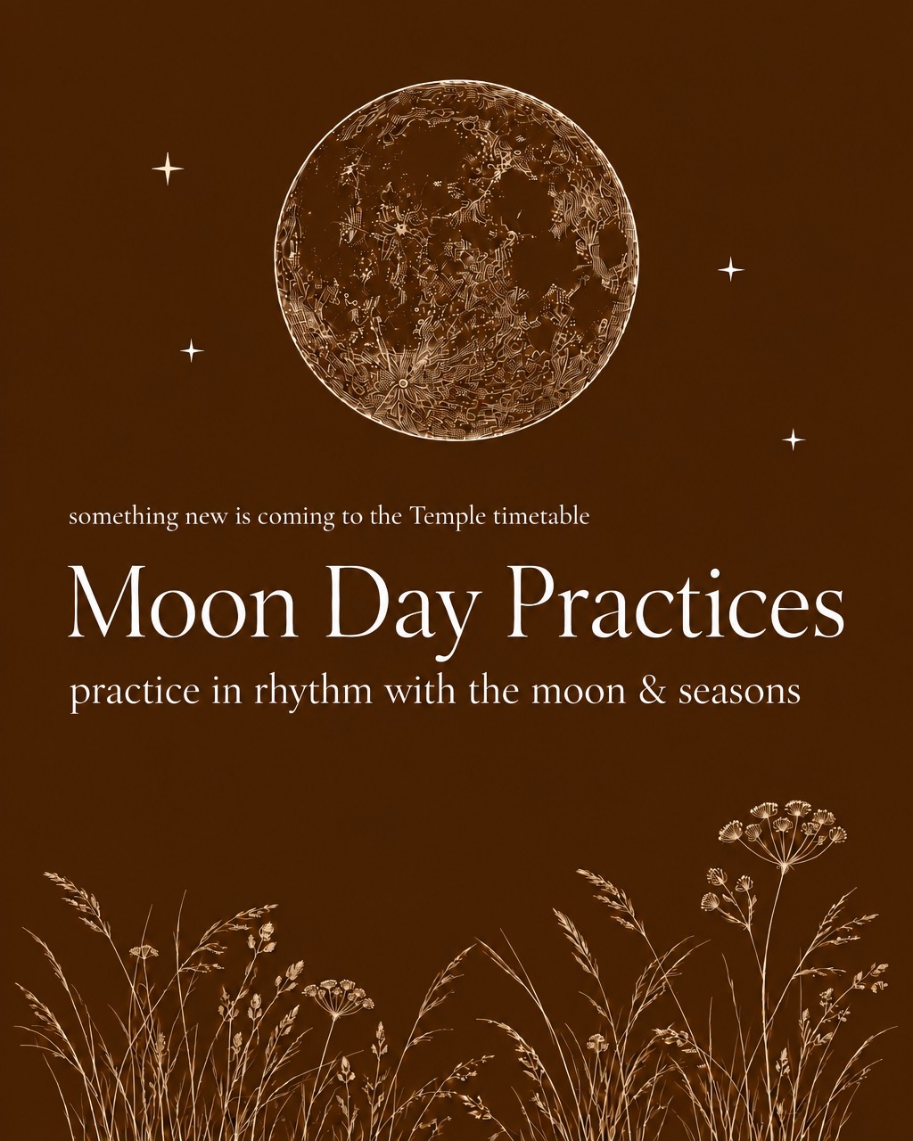 The moon keeps a rhythm older than any of our timetables.
It waxes and wanes whether we notice or not, marking a cycle that human beings have observed and lived alongside for thousands of years.
Weโre introducing a new monthly rhythm at Temple of Yoga: ๐ ๐ผ๐ผ๐ป ๐๐ฎ๐ ๐ฃ๐ฟ๐ฎ๐ฐ๐๐ถ๐ฐ๐ฒ๐.
On New Moon and Full Moon days, our usual classes will make way for practices shaped by Jyotiแนฃa, the yogic tradition of astrology, alongside the season and the wider natural world.
Each one will respond to the particular quality of that moon and that moment in the year. Some may invite stillness. Some may invite release. Others may ask us to move, strengthen or expand. All of them will ask us to slow down and listen.
Our first Moon Day Practice falls on the ๐๐๐น๐น ๐ ๐ผ๐ผ๐ป, ๐ฆ๐ฎ๐๐๐ฟ๐ฑ๐ฎ๐ ๐ฎ๐ฒ ๐ฆ๐ฒ๐ฝ๐๐ฒ๐บ๐ฏ๐ฒ๐ฟ, just a few days after the Autumn Equinox.
Traditionally, this was the season of the final harvest โ a moment to gather in what had grown before turning towards the darker months of the year.
So this first practice will be quieter and more introspective. A space to notice what has ripened, receive what has nourished us, lay down what is complete, and begin the slow turn inward.
Thereโs nothing to prepare and nothing to know beforehand. Only a willingness to arrive and be present to where we are in the cycle.
๐๐๐น๐น ๐ ๐ผ๐ผ๐ป ๐๐ฎ๐ ๐ฃ๐ฟ๐ฎ๐ฐ๐๐ถ๐ฐ๐ฒ
Saturday 26 September
Temple of Yoga โข Banbury
No previous experience is needed. Come as you are.
Youโd be so welcome here. ๐
Book your place in the usual place, via the link in our bio.
#TempleOfYoga #BanburyYoga #YogaBanbury #OxfordshireYoga #Jyotish