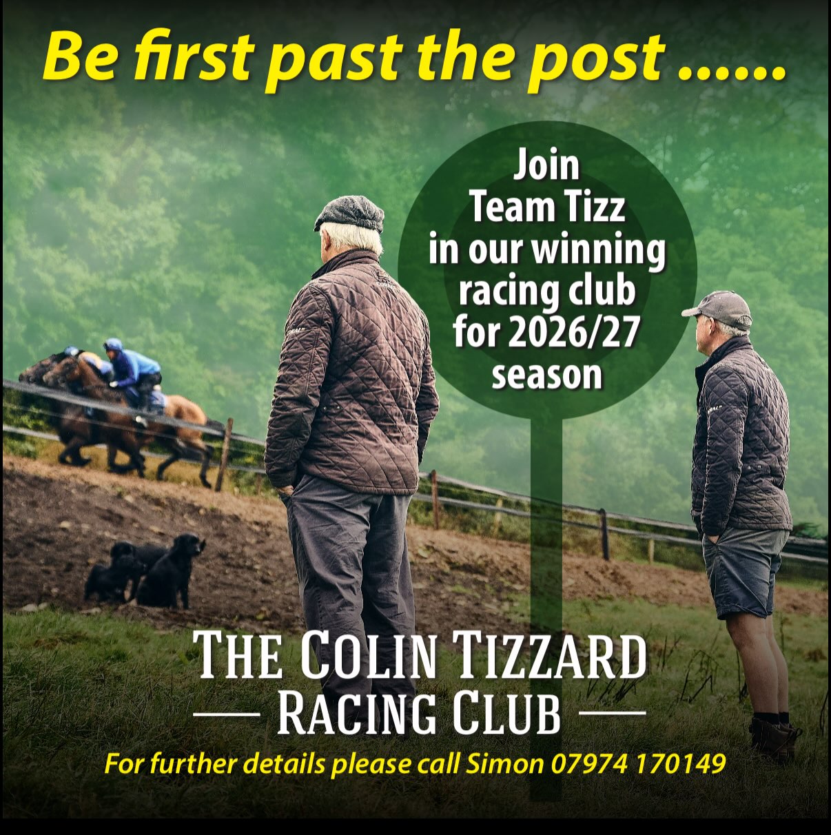Fancy owning a race horse?
Be part of our Racing Club. Enjoy days out at the races, mornings on the gallops and seeing the horses work and school. Meet the jockeys and enjoy our annual owners day. A great opportunity for people who love racing and want to be part of the team. Starting from £180 per month
For more information please contact Simon 07974 170149