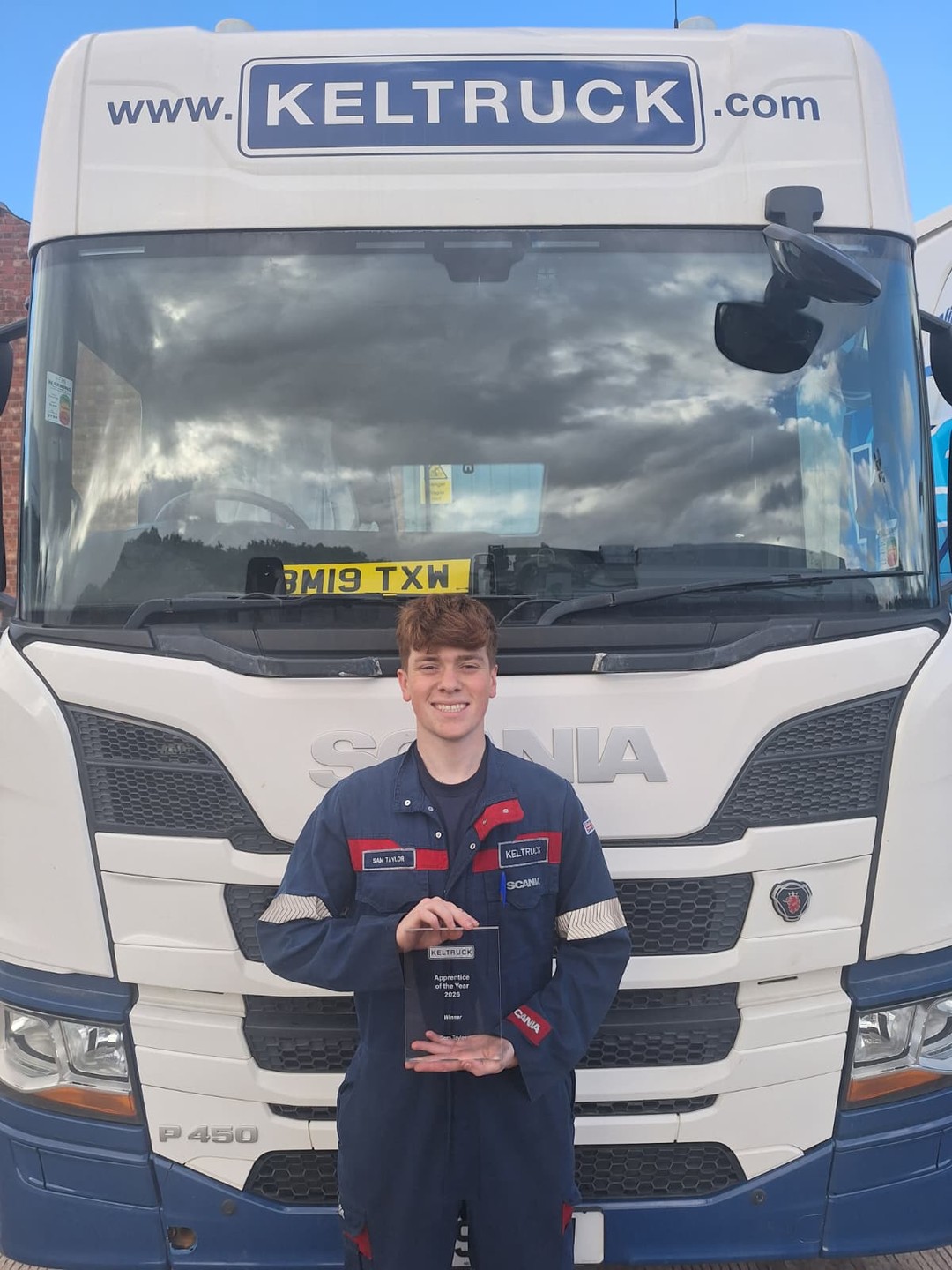 Continuing our Apprentice Day award celebrations, we bring you the Keltruck Apprentice of the Year 2026, Sam Taylor🏆💙
Apprentice HGV Technician, Sam, based at Keltruck Groby and pictured below with Keltruck Groby Branch Manager, David Woodbine. And his mentor HGV Technician, Peter Jones. Has embodied the Keltruck core values of Care, Integrity, Professionalism and Dependability. Making him a truly worthy winner of this years award.
David Woodbine commented that Sam not only "completes any work he does to a high standard" but also "assists his colleagues without being challenged" going above and beyond in his role, Sam has also undertook tool audit projects to assist Keltruck Groby in it's preparation for Dealer Operating Standards (DOS)
Head of Resource Development, Robert Powell went onto say that "we are immensely proud of Sam and his fellow nominees achievements" a sentiment all of us at Keltruck share.
Congratulations Sam, thank you for your hard-work, commitment and continued support to the team.
#WorkWithTheBest