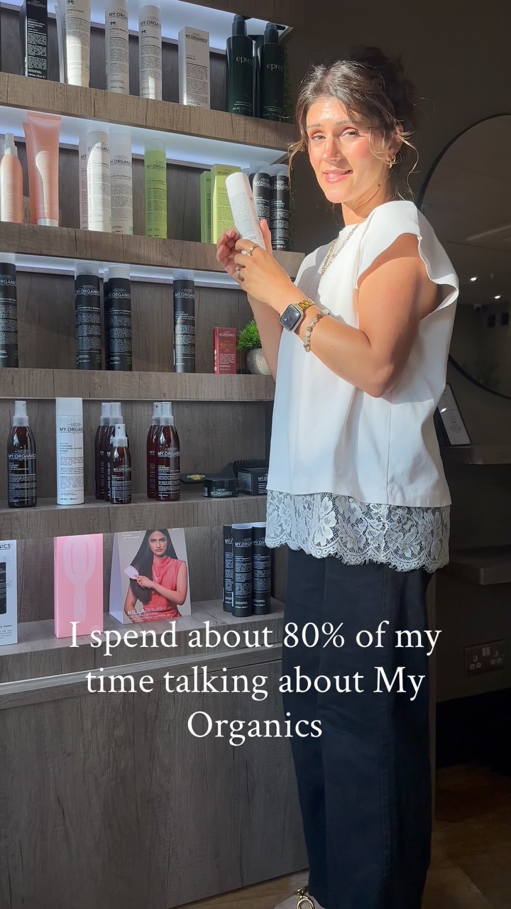 We have spent many of our 24 years searching for the right brand for Stones and @myorganics_uk is IT!
I really am obsessed with it 😂🤦🏽♀️
Speak to your stylist or myself on your next trip to Stones and we can prescribe the best range for you and your hair 🤍
#myorganics #hairstylist #hairsalon #hairloss #healthyhair