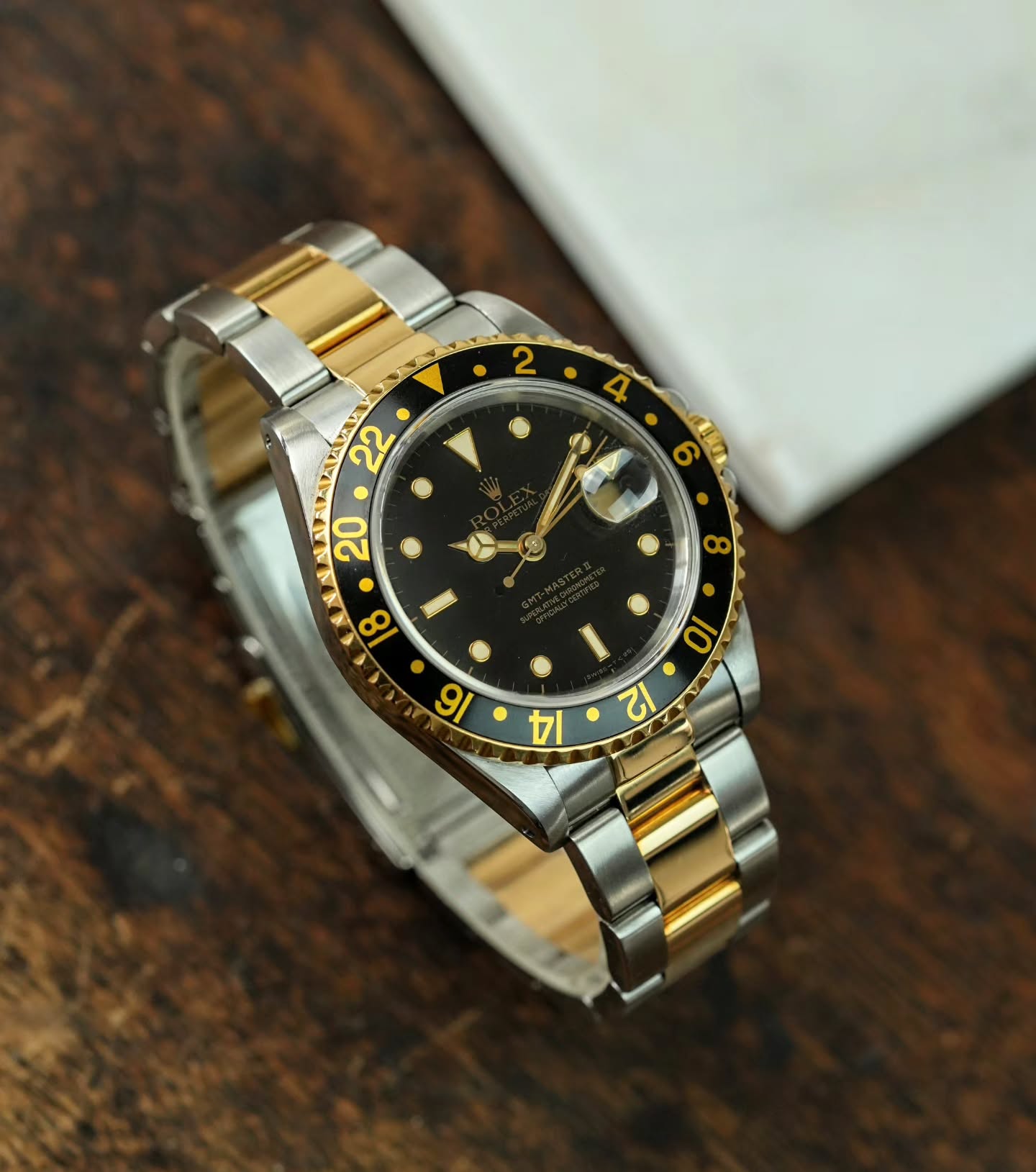 Rolex GMT-MASTER II
⌚️ Ref. 16713
⌚️ Rolex papers
⌚️ Year: 1992
#Rolex #gmtmaster #watch