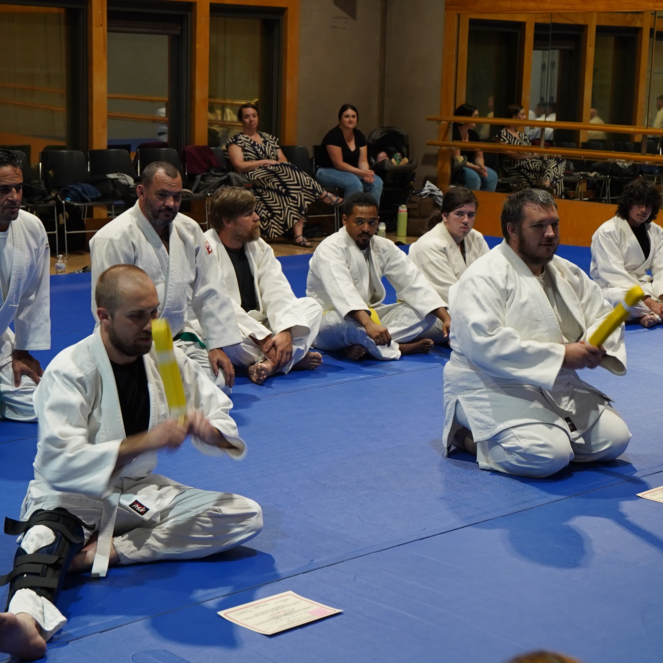Adult Judo Kyu Grade Promotions Pictures from this week. Congratulations To all the Judoka that has been promoted. New session begins Tuesday! Registration Links are open at srjudo.com