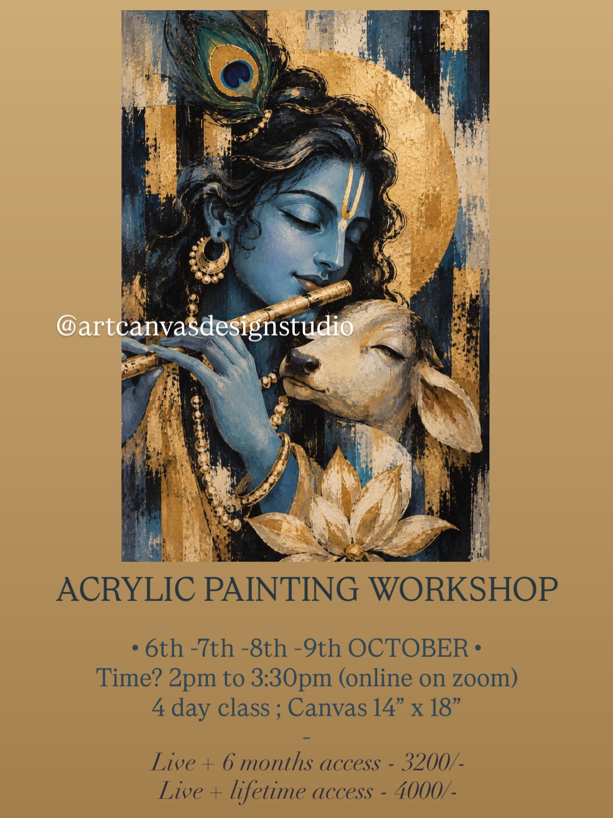 4 day gorgeous workshops coming up this week!!!
BOOOKINGS ARE OOPEN!!
DM /whatsapp us ! +91 9512200414 to book!