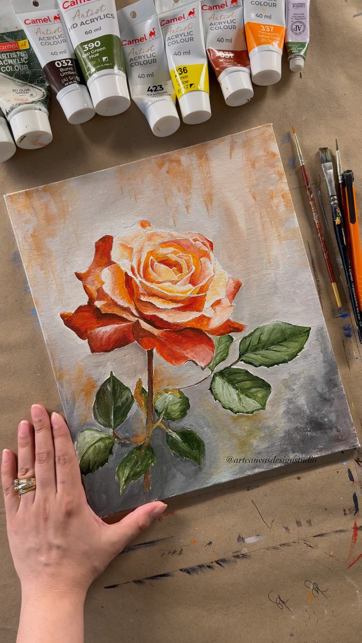 A rose, painted one layer at a time. 🌹🎨
Watch this acrylic rose painting come to life—from the first brushstrokes to the final details. There’s something magical about turning simple colours into petals, depth and emotion. ✨
If you love flower paintings, floral art, acrylic painting, rose painting, painting process videos and art inspiration, this one’s for you. ❤️
Would you hang a rose painting like this in your space? 🌹
Save this reel for acrylic painting inspiration & share it with someone who loves flowers and art!
#RosePainting #AcrylicPainting #FlowerPainting #FloralArt #AcrylicArt
PaintingProcess PaintingReel ArtReel AcrylicPaintingProcess RoseArt FlowerArt HandPaintedArt OriginalArtwork ArtistOnInstagram ArtInspiration PaintingInspiration IndianArtist VadodaraArtist BarodaArtist ArtCanvasDesignStudio