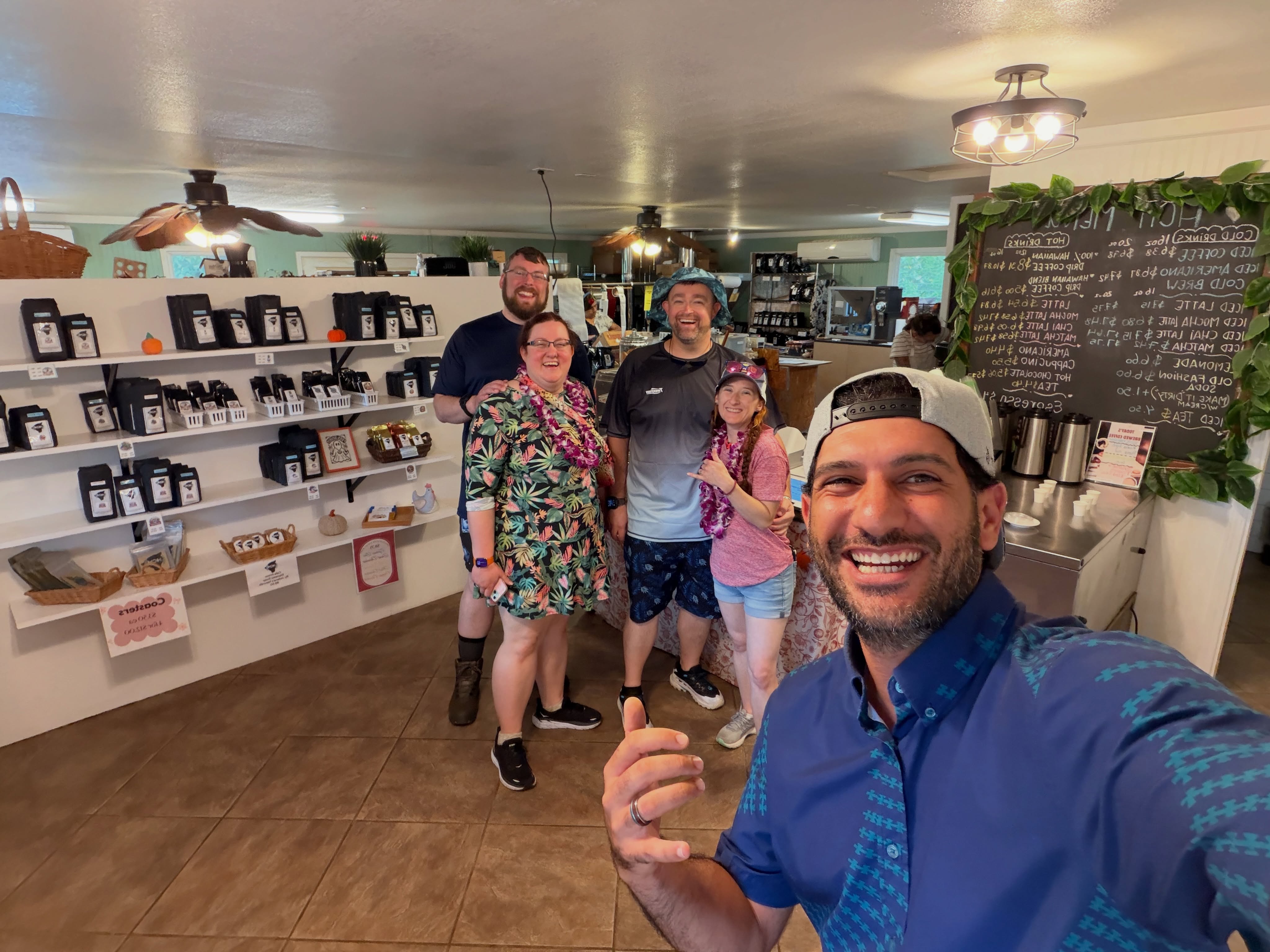 Enjoying the best coffee stop on the east side! ☕️🤙🏽🌴