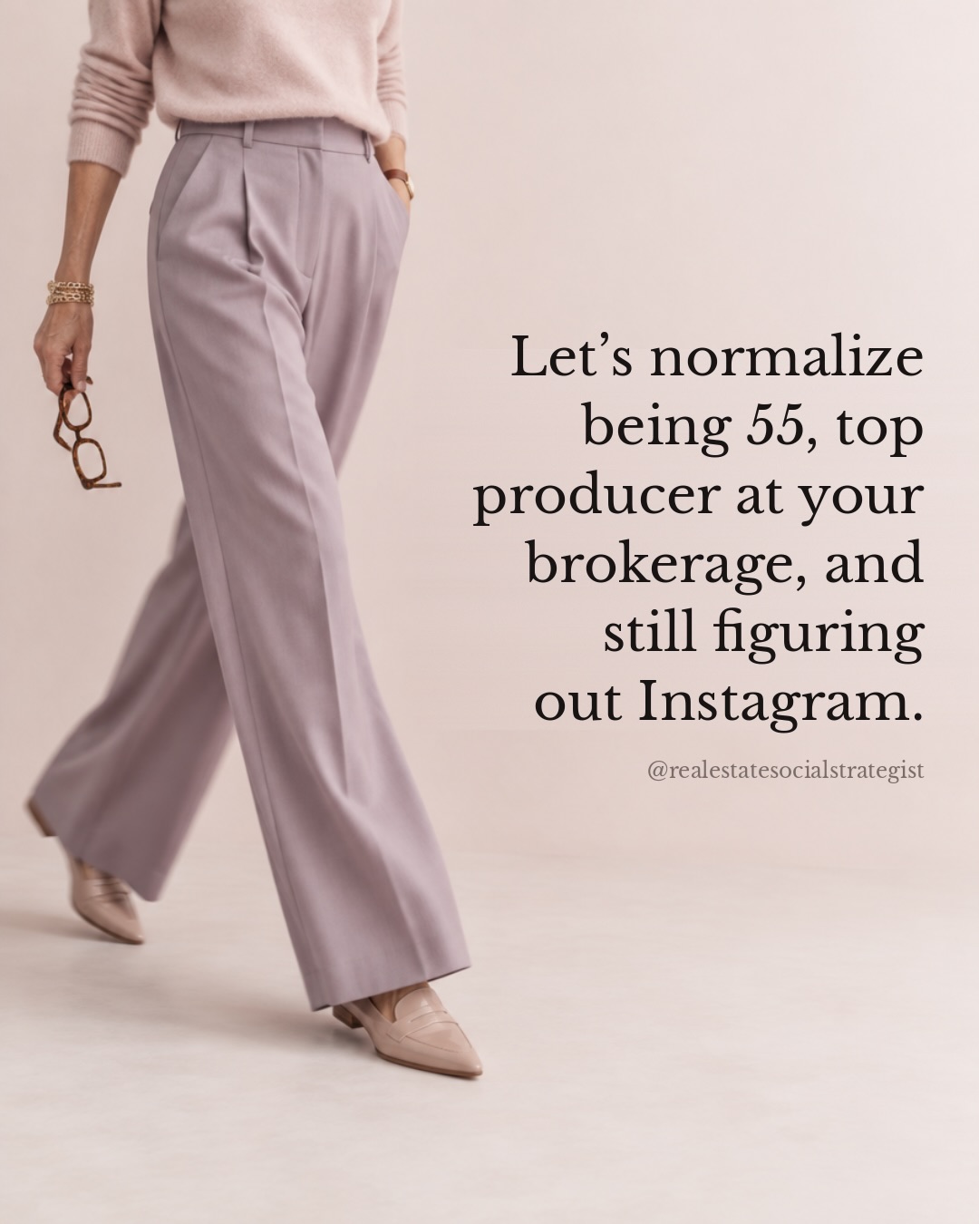 Real estate agents over 45, which slide is you? 👀
Here’s what I keep seeing in my classes. The agents who feel the most behind on Instagram are usually the ones with the most experience. 20 years of closings. A sphere that trusts them. Stories nobody else can tell.
They just started late. That’s it!
And here’s the part nobody talks about. Very few Gen X agents are posting consistently. Your feed is full of 28-year-olds dancing, and your future sellers are scrolling right past them looking for someone who gets it.
That lane is wide open. The first agents in your market to show up in it are going to own it.
Your clients are your age, and they want the agent they already trust to finally show up.
So post the reel. Wear the readers. Leave up the one with 4 likes.
Drop the slide number that got you 👇
And if you’re feeling brave, send this to your broker and see what happens :)