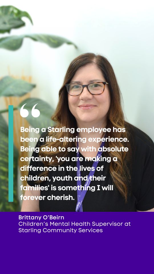 "Thank you to all the staff that support our Children’s Mental Health Programs. Your passion, commitment and dedication to the clients in our community is top tier. Never forget the difference that you make.” - Brittany, Children’s Mental Health Supervisor
Over the past few weeks, you've met staff members whose compassion, dedication, and expertise help strengthen our community every day.
To every Starling employee, thank you for showing up with heart, purpose, and a commitment to helping others thrive.
If you've missed any of our staff stories, you can find them all in our 2026 Community Report: Building Foundations That Last.
👉 Read the report here: www.starlingcs.ca/communityreport2026
#StarlingCommunityServices #BuildingFoundationsThatLast #CommunityImpact #NonProfit #WaterlooRegion