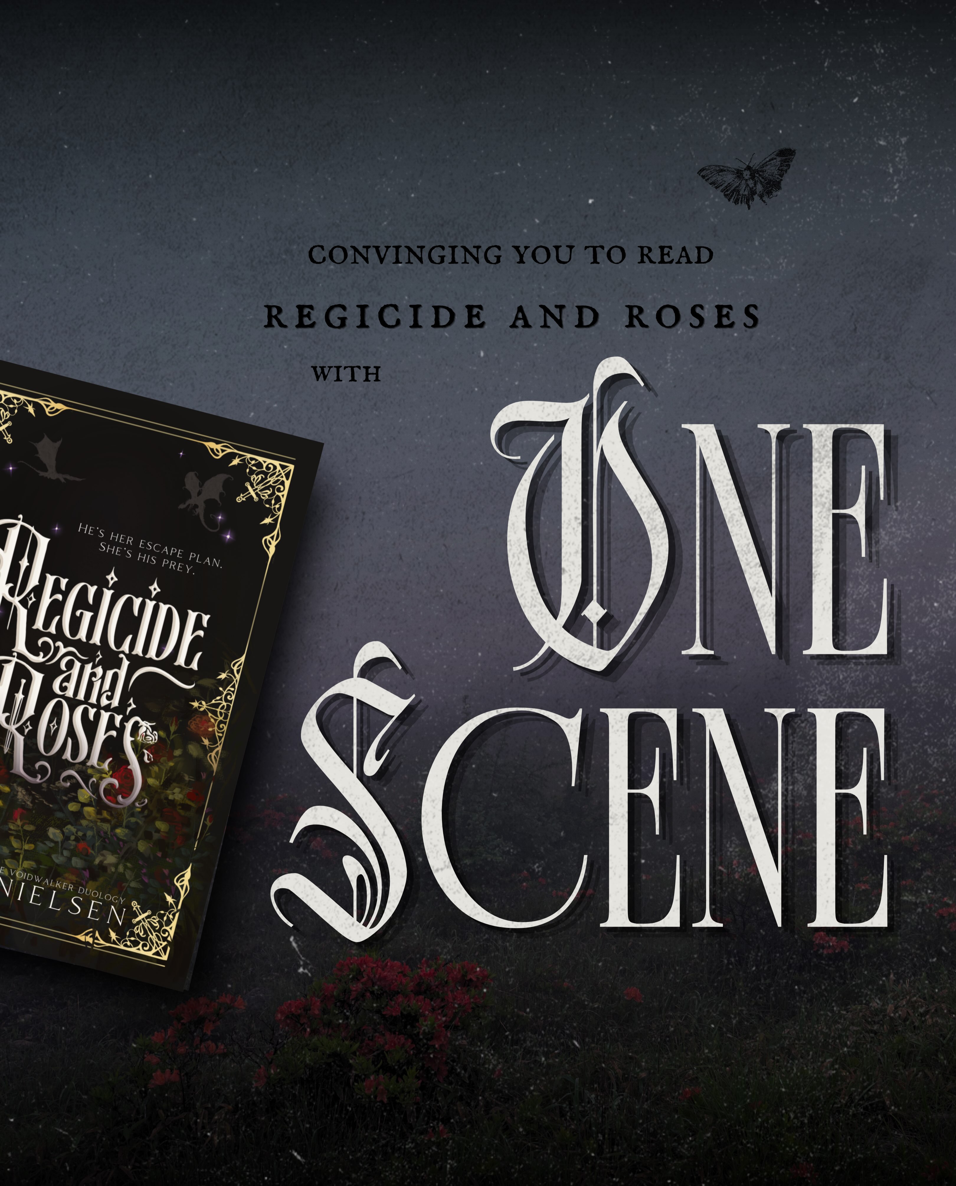 He’s totally not jealous or anything.
13 days!! You can still preorder your copy and get ready to meet Wraith and Lavinia 🖤
Art by @_shara_art_
If you’re new here👇
_______________
📖Regicide and Roses by S. E. Nielsen
A princess, desperate to leave her kingdom and her royal duty to marry, unknowingly makes a deal with the dark sorcerer sent undercover to 💀 her and her entire bloodline. Get ready for blood, banter, and booby traps 🤘 (full blurb at bottom)
🖤Forbidden love
🥀Hidden identity
💀Animal companion
🖤Steamy wound tending
🥀ego vs heart
💀Dark sorcerer x damsel princess
🖤He falls first and harder
🥀Dragons
💀Gothic atmosphere
🖤Open door
_____
He’s her escape plan.
She’s his prey.
Wraith, an infamous dark sorcerer on a mission to eliminate the royal bloodline, goes undercover as a dragon rider in the king’s army.
Meanwhile, Lavinia, the number one princess on Wraith’s hit list, is looking for any way out of the kingdom and her duty to marry.
And she knows just the cold and ruthless dragon rider to use in her escape…
Wraith reluctantly forms a temporary alliance with her, but when teasing and insults turn to banter and seduction, he questions whether he’ll be able to finish her in the end.
And if desire overcomes duty, he may lose his most prized possession of all—his status as one of the realm’s most fearsome and powerful sorcerers.