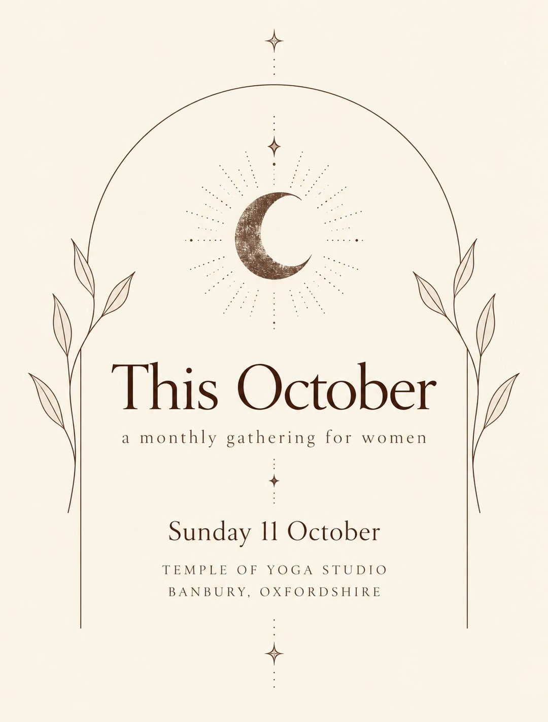 Once a month, something quieter and more intentional happens at the studio.
We gather as women, close to the new moon.
For around five years now, these circles have been part of the rhythm here. The shape has evolved over time, but the intention at their heart stays the same: a space to pause, reflect, and reconnect.
The new moon is that quiet point in the lunar cycle when the sky goes dark and, before another cycle begins, there is a pause. In Jyotish (Vedic astrology), it marks the beginning of something new.
No two circles are quite the same. Each month we explore the qualities of that new moon and weave them into meditation, gentle movement, mantra, journalling and conversation.
There is space for silence and space for sharing. Space to look inward, and space simply to be.
You might arrive carrying a lot. You might arrive feeling full of possibility. Or you might not quite know what you're carrying at all. You don't need to.
Gather ยท Reflect ยท Receive
๐ Temple of Yoga, Banbury
๐ Monthly, around the new moon
๐ 5pm โข 90 minutes
No previous experience is needed. Simply come as you are.
We'd love to welcome you. ๐ค
Book your place via the link in our bio.
#WomensCircle #NewMoonCircle #Banbury #Oxfordshire #TempleOfYoga