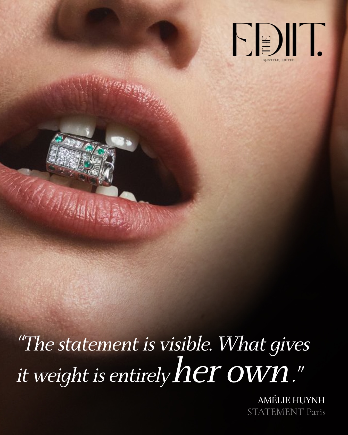 THE WEIGHT OF A STATEMENT.
More than adornment, jewelry becomes memory, identity and a record of the lives we live.
For THE EDIIT’s September/October cover story, STATEMENT Paris founder Amélie Huynh explores the meaning behind what we choose to wear—and what we choose to keep.
“The statement is visible. What gives it weight is entirely her own.”
@statement.paris for @the.ediit.mag
September/October 2026
Read the full cover story at the link in bio.
@ameliehuynh_ @megamegaprojects